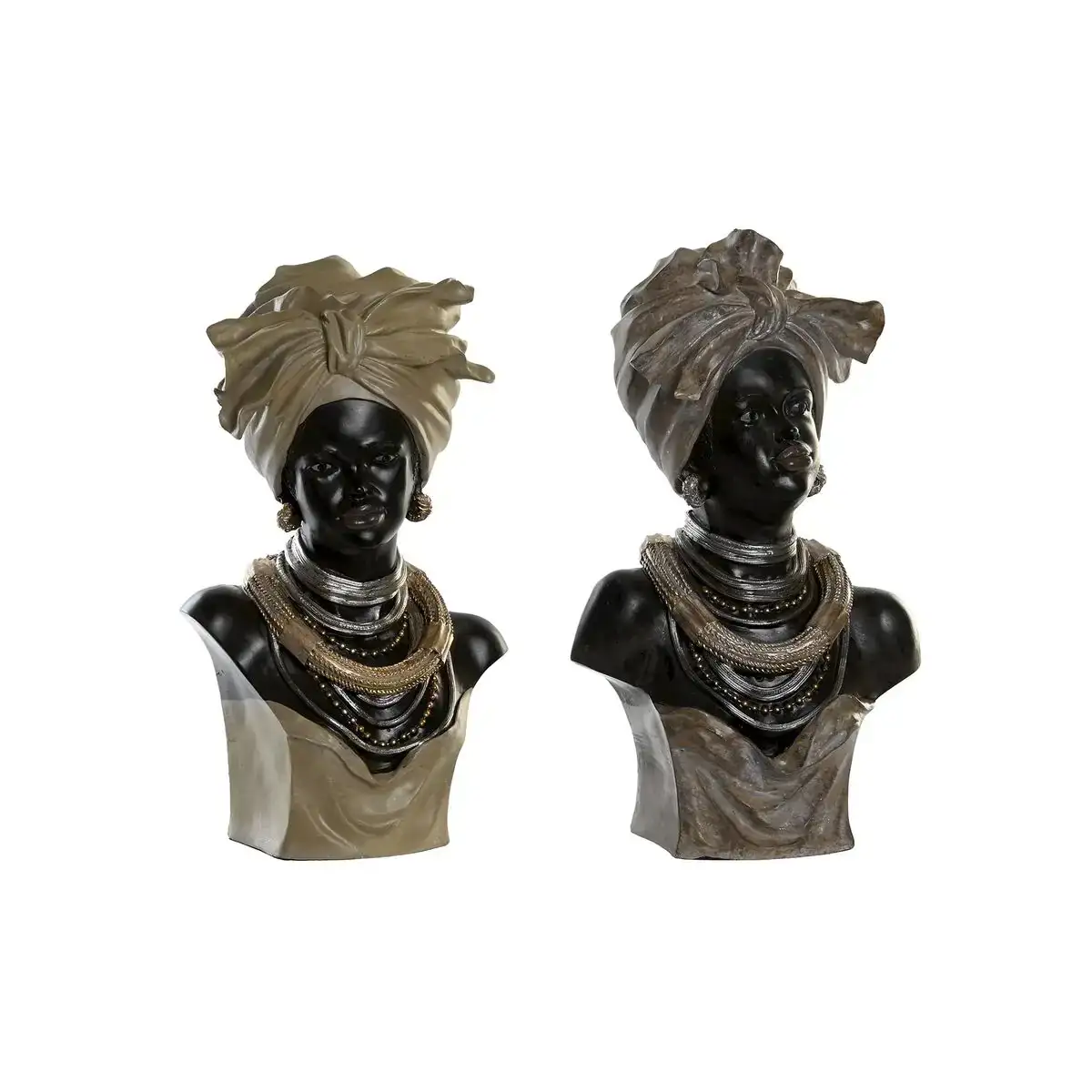Figurine decorative dkd home decor noir beige colonial africaine 22 x 15 x 37 cm 2 unites _3472. DIAYTAR COTE D'IVOIRE - Votre Destination pour un Shopping Réfléchi. Découvrez notre gamme variée et choisissez des produits qui correspondent à vos valeurs et à votre style de vie.