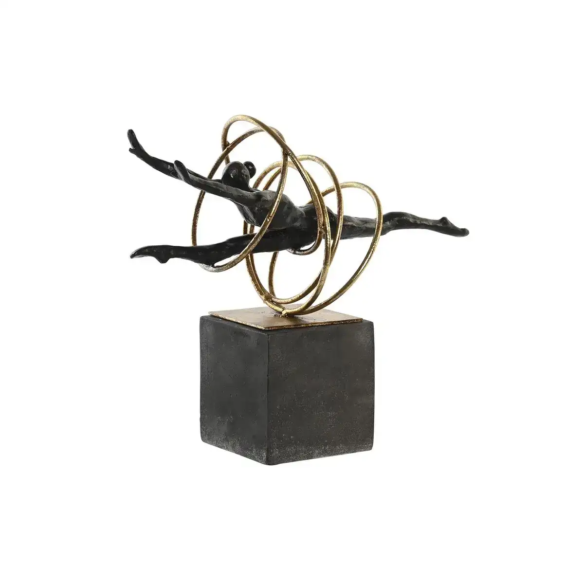 Figurine decorative dkd home decor noir dore metal resine moderne 36 x 14 x 29 5 cm _6061. DIAYTAR COTE D'IVOIRE - Où Choisir est un Plaisir Responsable. Explorez notre boutique en ligne et adoptez des produits qui reflètent notre engagement envers la durabilité.