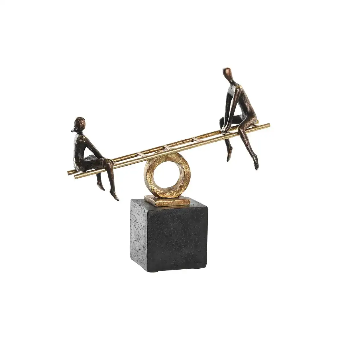 Figurine decorative dkd home decor noir dore metal resine personnes moderne 27 x 9 x 27 5 cm _8854. DIAYTAR COTE D'IVOIRE - Où Choisir Devient une Expérience Personnalisée. Explorez notre boutique en ligne pour découvrir des produits qui s'adaptent à votre style et à votre essence.