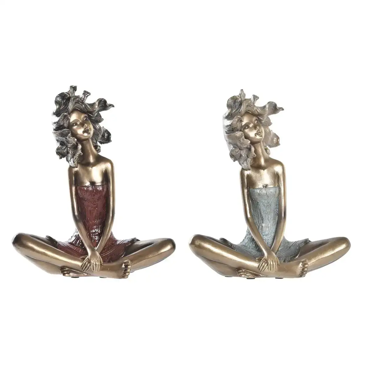 Figurine decorative dkd home decor rouge turquoise dore femme 20 x 9 x 23 cm 2 unites _7130. DIAYTAR COTE D'IVOIRE - L'Art du Shopping Sublime. Naviguez à travers notre catalogue et choisissez parmi des produits qui ajoutent une touche raffinée à votre vie quotidienne.