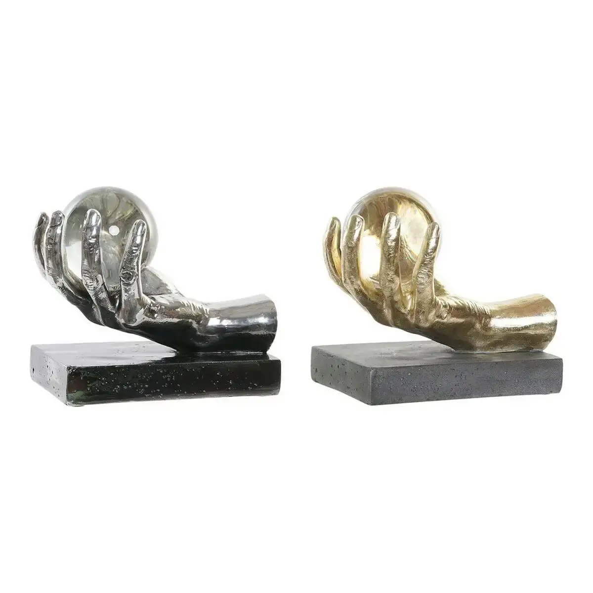 Figurine decorative dkd home decor verre argente dore resine main 20 x 14 x 18 cm_4623. Bienvenue chez DIAYTAR COTE D'IVOIRE - Où Votre Shopping Prend Vie. Découvrez notre univers et dénichez des trésors qui ajoutent de la couleur à votre quotidien.