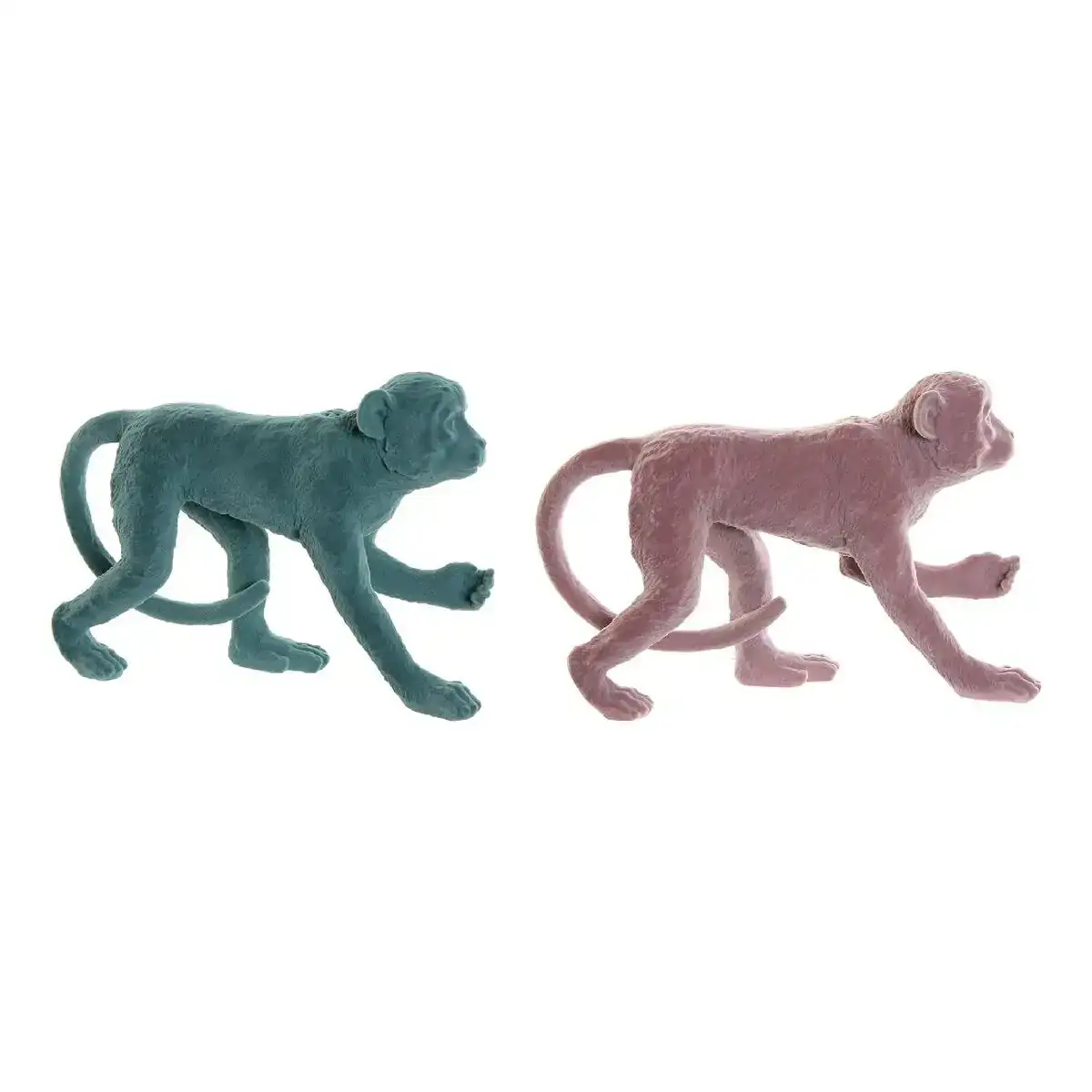 Figurine decorative dkd home decor vert rose resine flocage singe tropical 31 x 9 5 x 19 cm_5937. DIAYTAR COTE D'IVOIRE - Votre Passage vers l'Exceptionnel. Explorez notre boutique en ligne, où chaque produit est choisi avec soin pour offrir une expérience de shopping inoubliable.