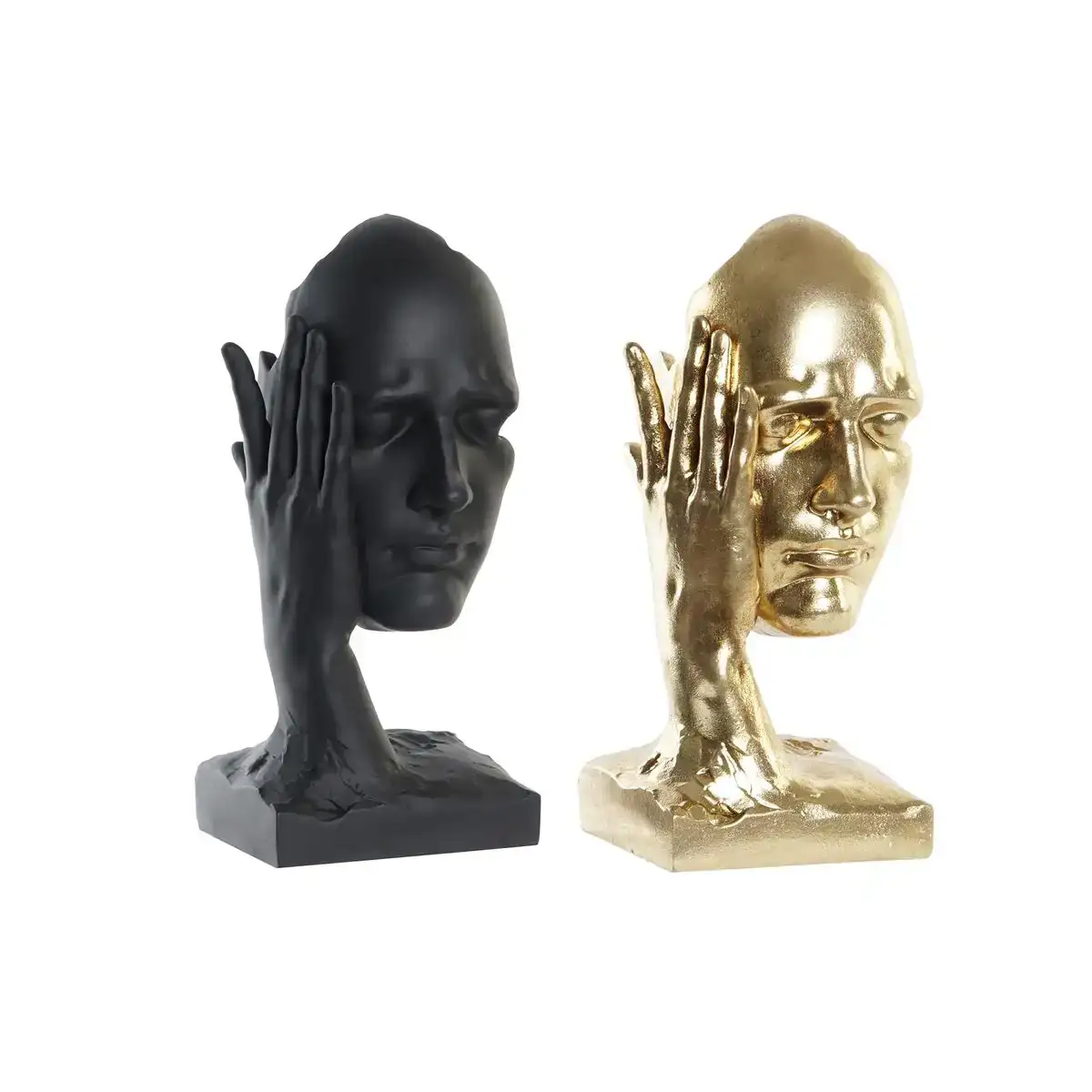 Figurine decorative dkd home decor visage 13 5 x 13 5 x 29 5 cm noir dore 2 unites _4161. Bienvenue sur DIAYTAR COTE D'IVOIRE - Où Chaque Détail compte. Plongez dans notre univers et choisissez des produits qui ajoutent de l'éclat et de la joie à votre quotidien.