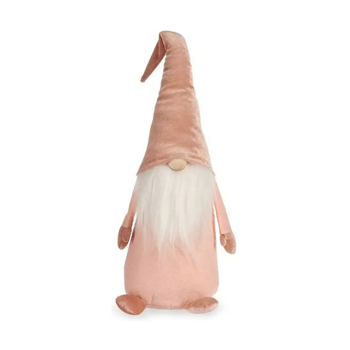 Figurine decorative gnome rose bois sable 14 x 48 x 17 5 cm_2198. DIAYTAR COTE D'IVOIRE - Où Chaque Produit a son Histoire. Découvrez notre gamme de produits, chacun portant en lui le récit de l'artisanat et de la passion, pour vous offrir une expérience de shopping authentique.