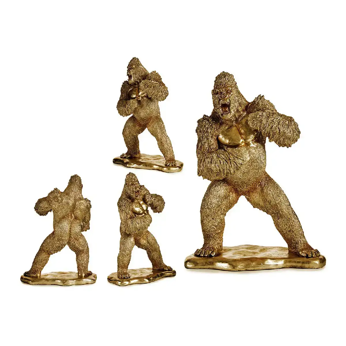 Figurine decorative gorille dore resine 25 x 56 x 42 cm _5131. Entrez dans l'Univers de DIAYTAR COTE D'IVOIRE - Où Choisir est un Plaisir. Explorez notre gamme variée et trouvez des articles qui parlent à votre cœur et à votre style.