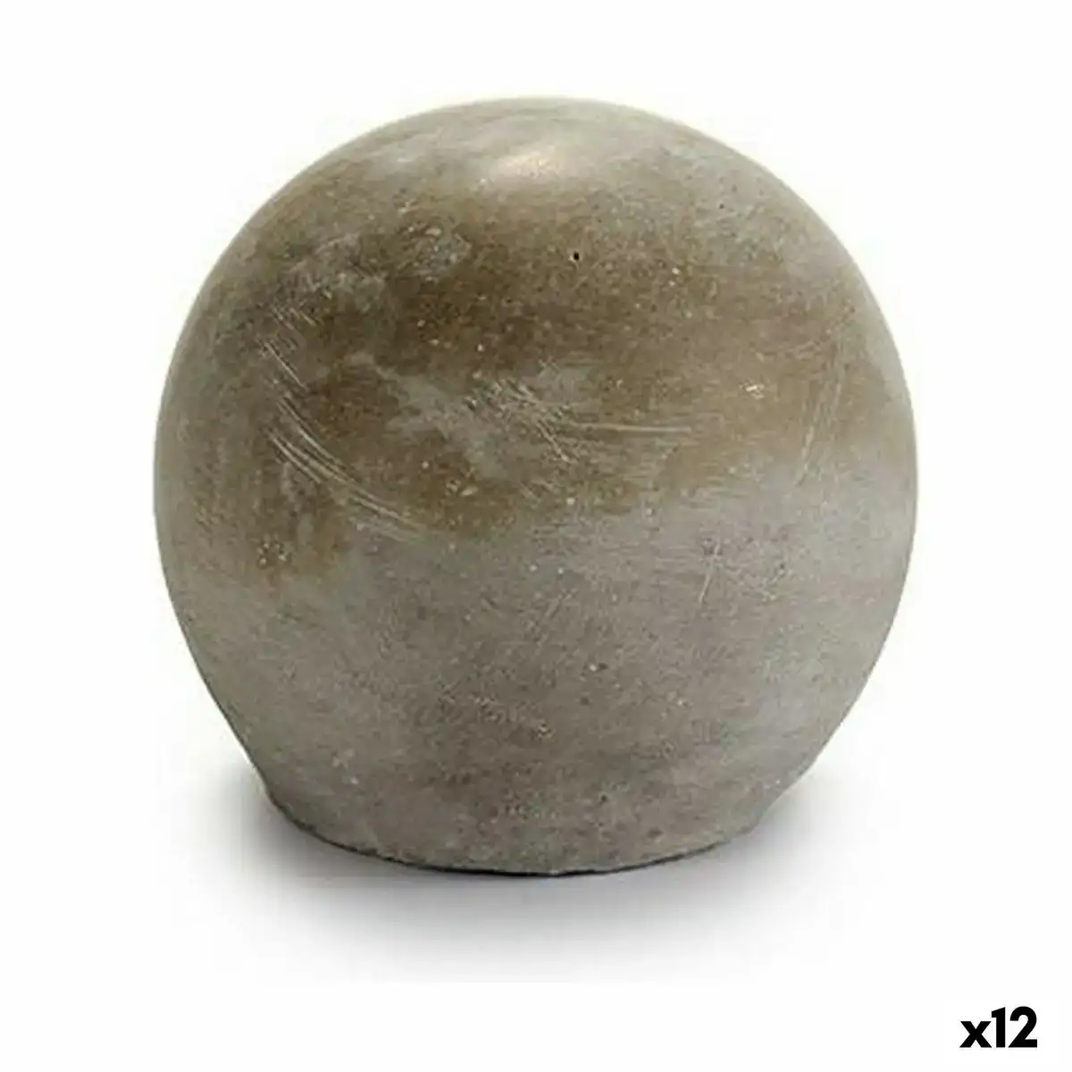 Figurine decorative gris ciment ballon 10 x 10 x 10 cm 12 unites _9793. DIAYTAR COTE D'IVOIRE - Votre Passage vers l'Exceptionnel. Explorez notre boutique en ligne, où chaque produit est choisi avec soin pour offrir une expérience de shopping inoubliable.
