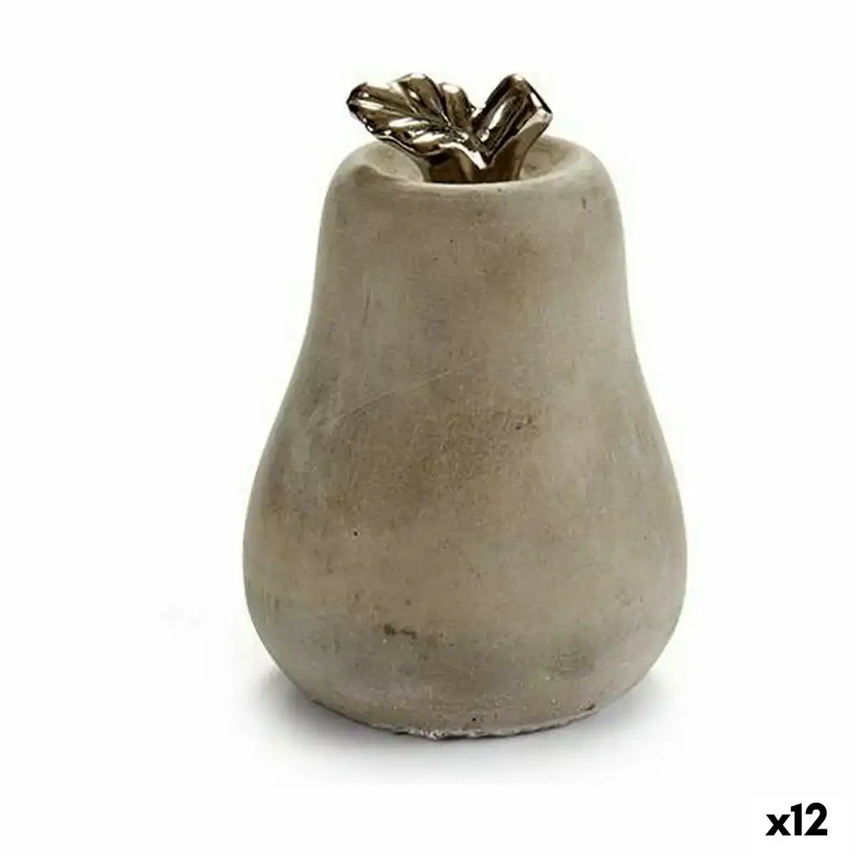 Figurine decorative gris ciment poire 10 x 14 x 10 cm 12 unites _4024. Bienvenue sur DIAYTAR COTE D'IVOIRE - Où Choisir est un Voyage Sensoriel. Plongez dans notre catalogue et trouvez des produits qui éveillent vos sens et embellissent votre quotidien.