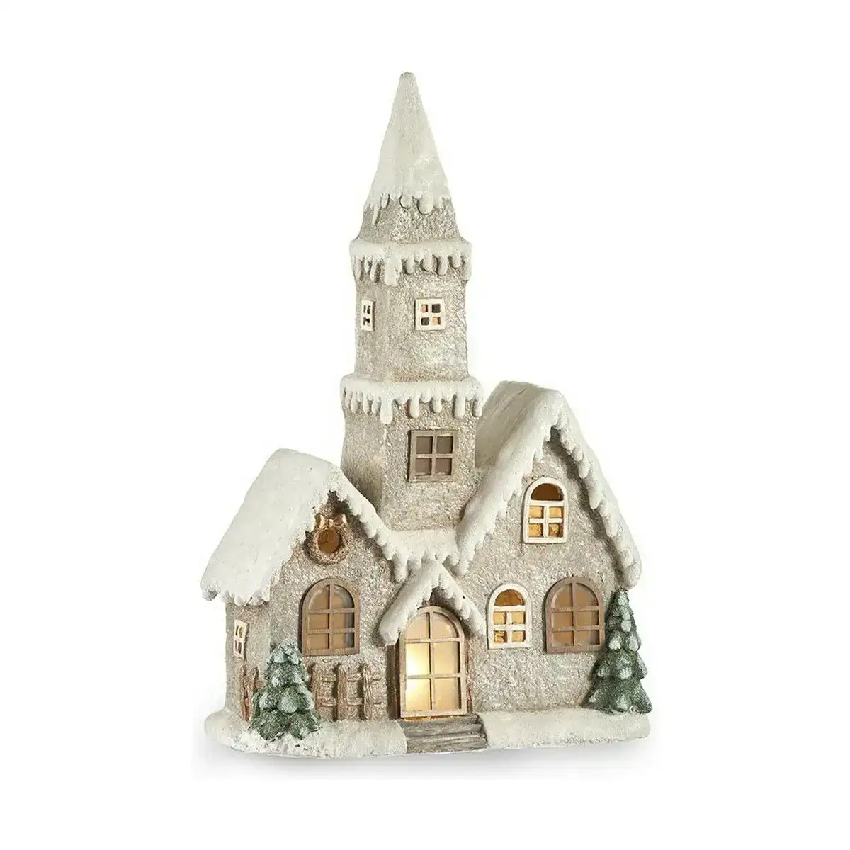 Figurine decorative gris musique noel lumiere led maison 21 x 77 x 48 cm marron blanc vert magnesium_4710. DIAYTAR COTE D'IVOIRE - Là où Chaque Produit Est une Trouvaille. Parcourez notre catalogue diversifié et découvrez des articles qui enrichiront votre quotidien, du pratique à l'insolite.