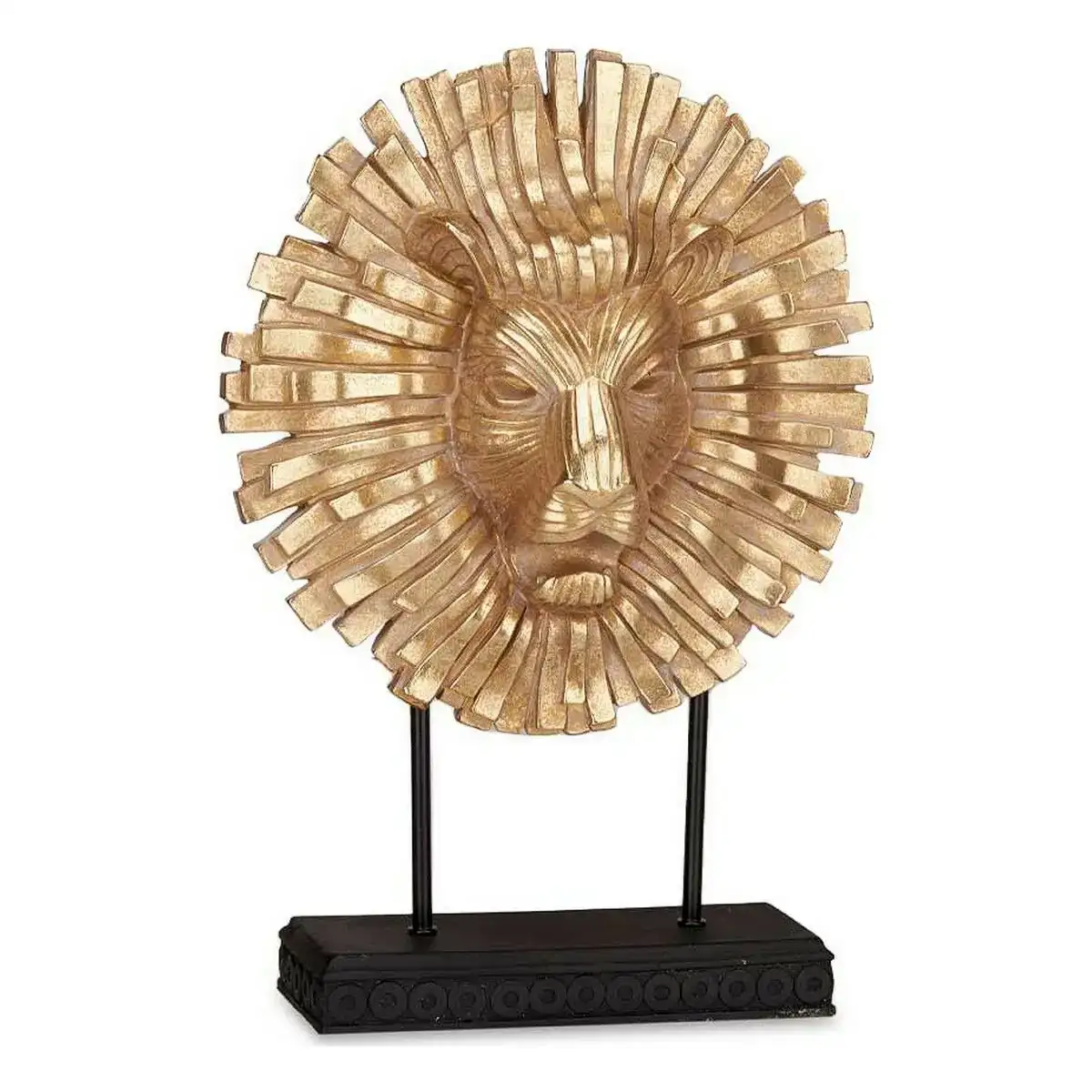 Figurine decorative lion noir dore polyresine 28 x 38 5 x 11 5 cm _6075. DIAYTAR COTE D'IVOIRE - Là où Choisir est une Affirmation de Style. Naviguez à travers notre boutique en ligne et choisissez des produits qui vous distinguent et vous valorisent.