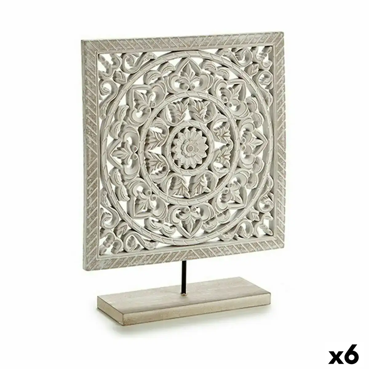 Figurine decorative mandala blanc 7 x 35 5 x 30 cm 6 unites _7792. DIAYTAR COTE D'IVOIRE - Votre Source de Découvertes Shopping. Découvrez des trésors dans notre boutique en ligne, allant des articles artisanaux aux innovations modernes.