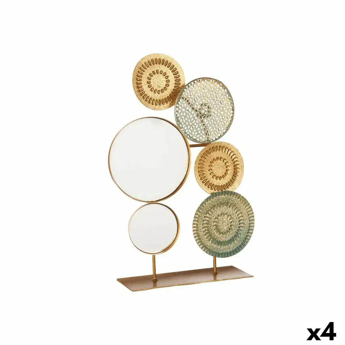 Figurine decorative multicouleur fleurs miroir 23 x 35 5 x 8 cm 4 unites _4660. DIAYTAR COTE D'IVOIRE - Votre Boutique en Ligne, Votre Histoire. Explorez notre sélection et découvrez des produits qui reflètent votre parcours et vos aspirations, un achat à la fois.