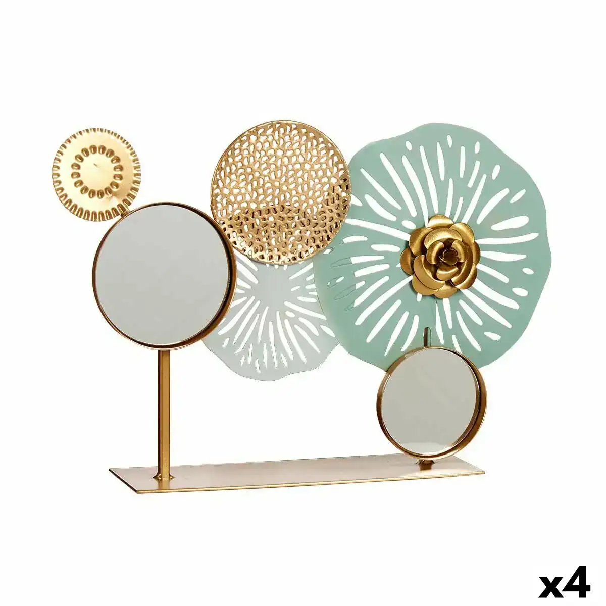 Figurine decorative multicouleur fleurs miroir 36 x 25 5 x 8 4 cm 4 unites _3507. Bienvenue sur DIAYTAR COTE D'IVOIRE - Où Choisir est un Voyage Passionnant. Plongez dans notre catalogue et trouvez des produits qui révèlent la diversité et la beauté du Côte d'Ivoire.