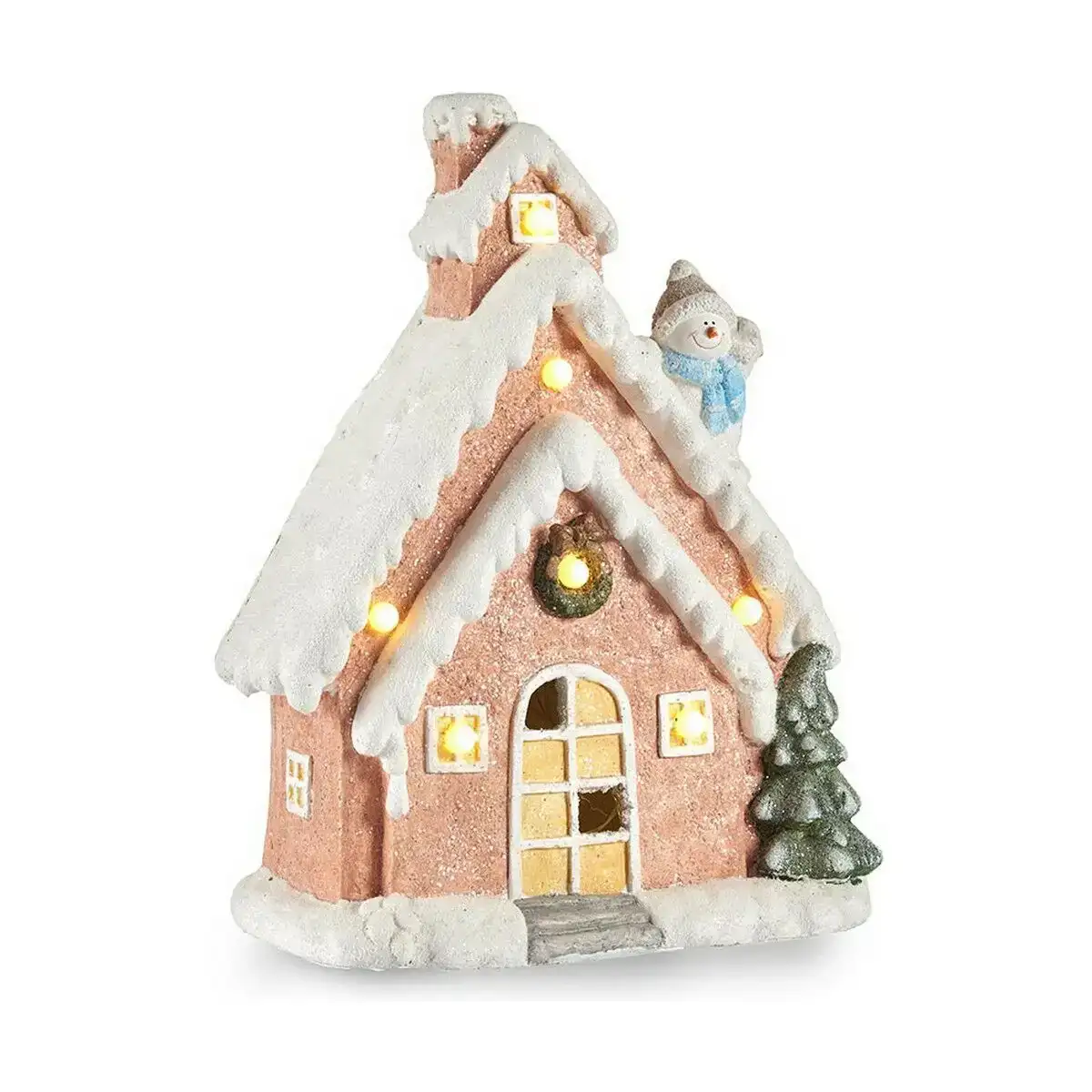 Figurine decorative musique noel lumiere led maison 21 x 52 x 40 cm bleu rose blanc vert magnesium_4084. DIAYTAR COTE D'IVOIRE - Votre Passage vers l'Élégance Accessible. Parcourez notre boutique en ligne pour trouver des produits qui vous permettent d'allier style et économies.