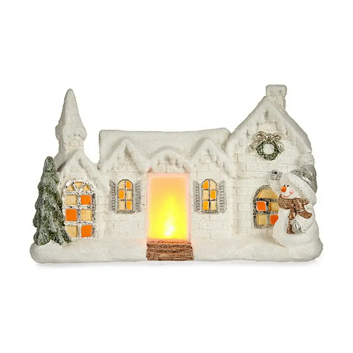 Figurine decorative noel lumiere led maison blanc polyresine 13 x 26 5 x 43 cm_1565. Bienvenue sur DIAYTAR COTE D'IVOIRE - Votre Source de Trouvailles Uniques. Explorez nos rayons virtuels pour dénicher des trésors que vous ne trouverez nulle part ailleurs, allant des trésors artisanaux aux articles tendance.