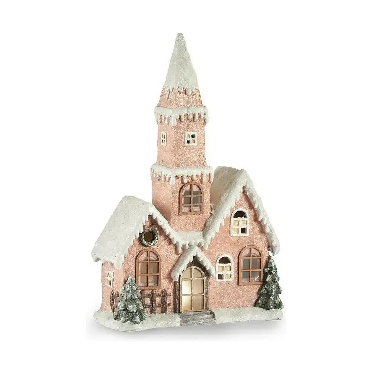 Figurine decorative rose noel lumiere led maison 21 x 77 x 48 cm marron blanc vert magnesium_2488. Découvrez DIAYTAR COTE D'IVOIRE - Là où le Choix Rencontre la Qualité. Parcourez notre gamme diversifiée et choisissez parmi des produits conçus pour exceller dans tous les aspects de votre vie.