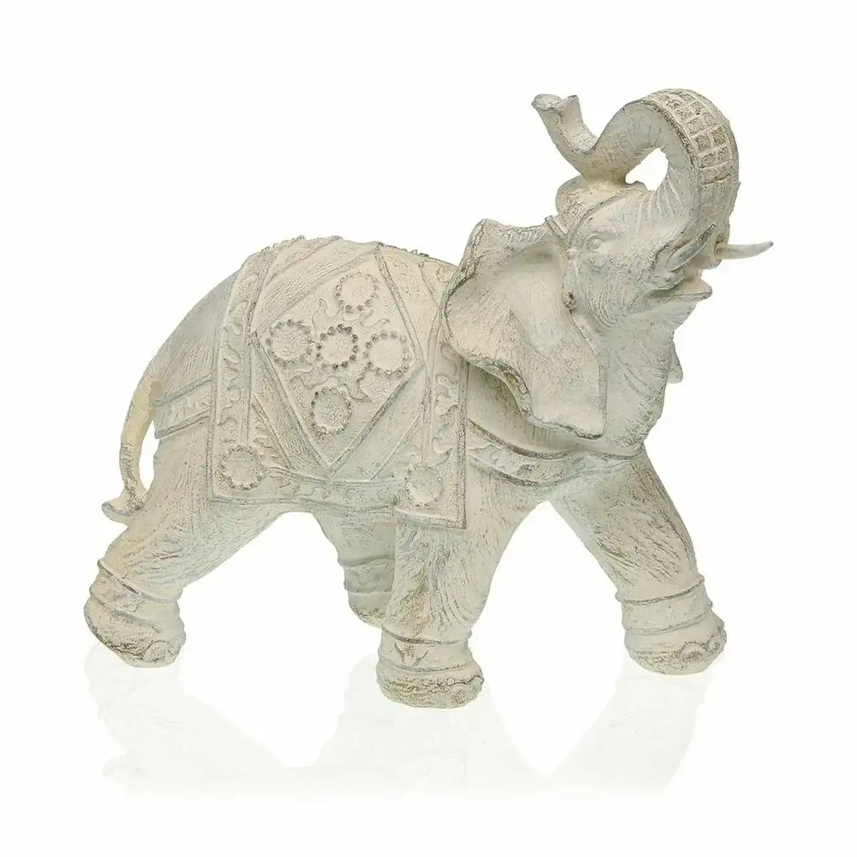 Figurine decorative versa elephant resine 8 5 x 21 x 19 5 cm _8824. DIAYTAR COTE D'IVOIRE - Là où Choisir est un Acte d'Amour pour la Culture Côte d'Ivoireaise. Explorez notre gamme et choisissez des produits qui célèbrent la richesse de notre patrimoine.