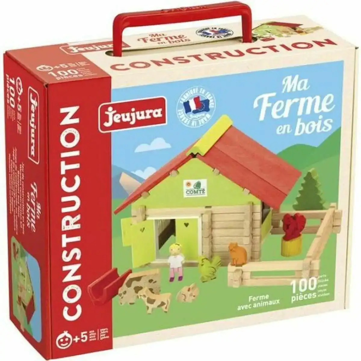 Figurines d action jeujura farm with animals playset 100 pieces _7072. DIAYTAR COTE D'IVOIRE - Là où Choisir est un Acte d'Amour pour le Côte d'Ivoire. Explorez notre gamme et choisissez des produits qui célèbrent la culture et l'artisanat du pays.
