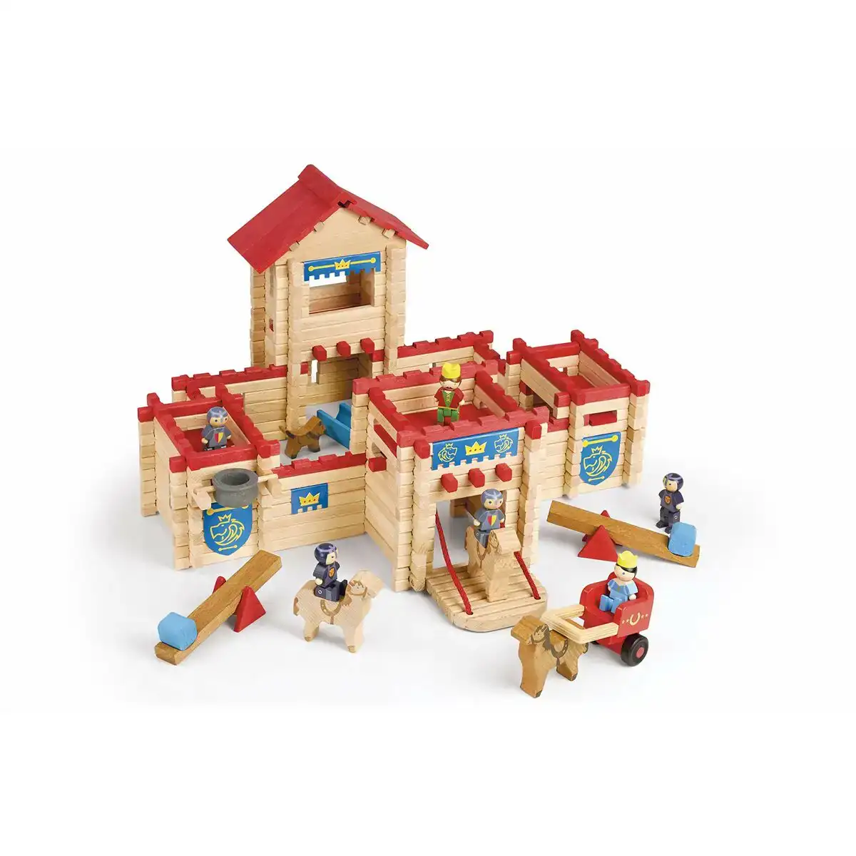 Figurines d action jeujura the wooden castle fort playset 300 pieces_1271. DIAYTAR COTE D'IVOIRE - Là où Chaque Produit Est une Trouvaille. Explorez notre sélection minutieuse et découvrez des articles qui correspondent à votre style de vie et à vos aspirations.