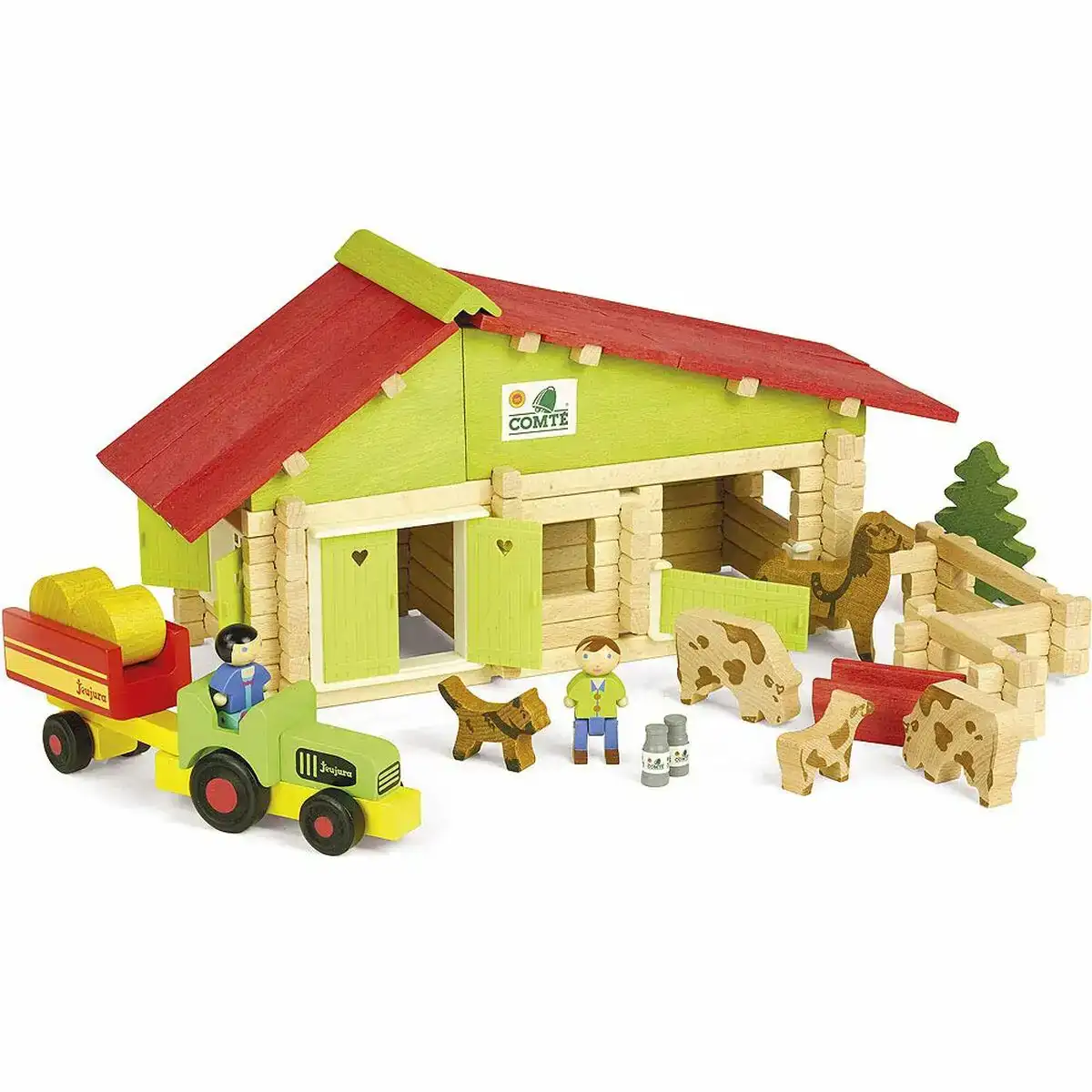 Figurines d action jeujura wooden farm playset 140 pieces_2808. DIAYTAR COTE D'IVOIRE - Votre Passage vers l'Éclat et la Beauté. Explorez notre boutique en ligne et trouvez des produits qui subliment votre apparence et votre espace.