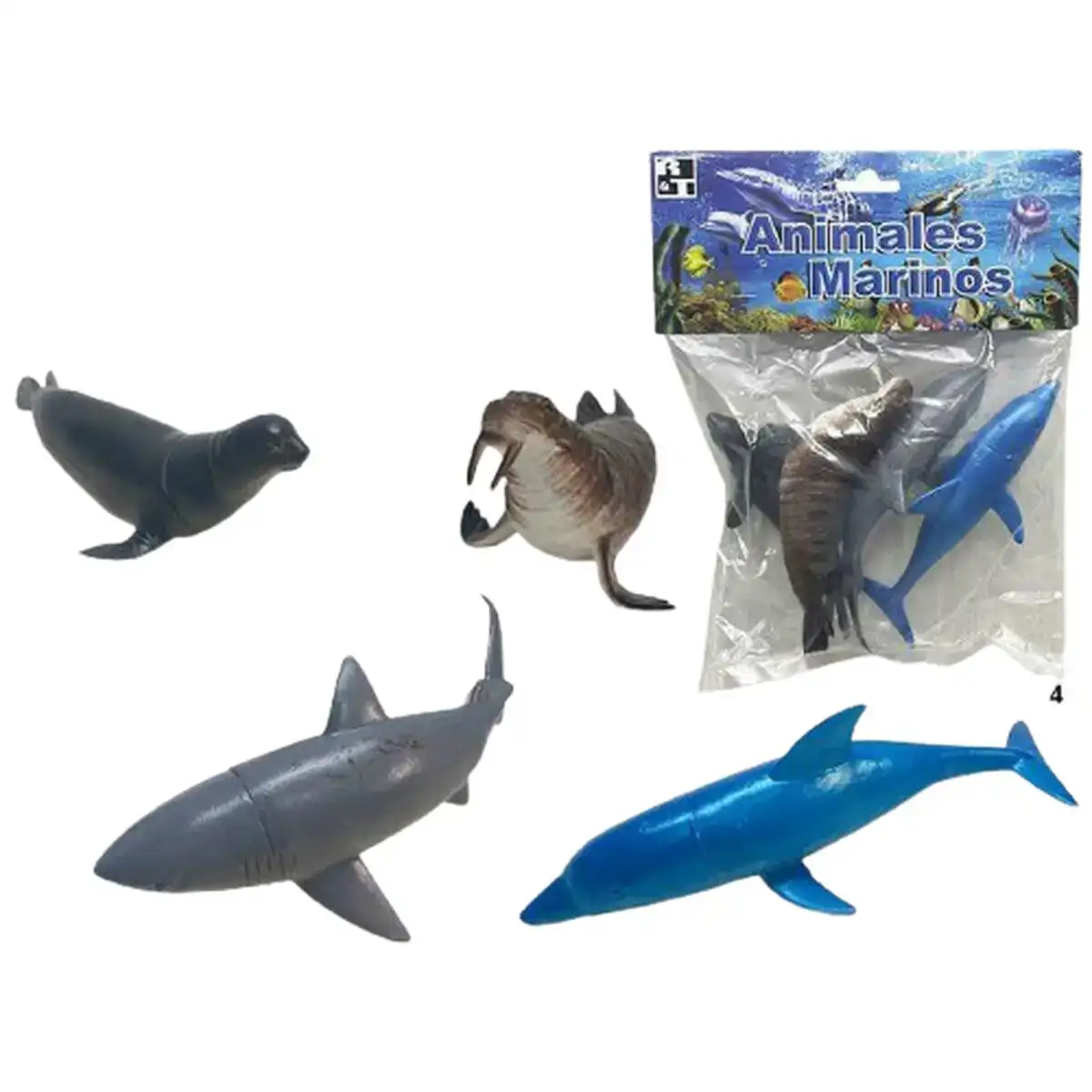 Figurines d animaux 4 pieces 20 5 x 25 x 4 cm plastique_9439. Bienvenue chez DIAYTAR COTE D'IVOIRE - Où Chaque Objet a son Histoire. Découvrez notre sélection méticuleuse et choisissez des articles qui racontent l'âme du Côte d'Ivoire.