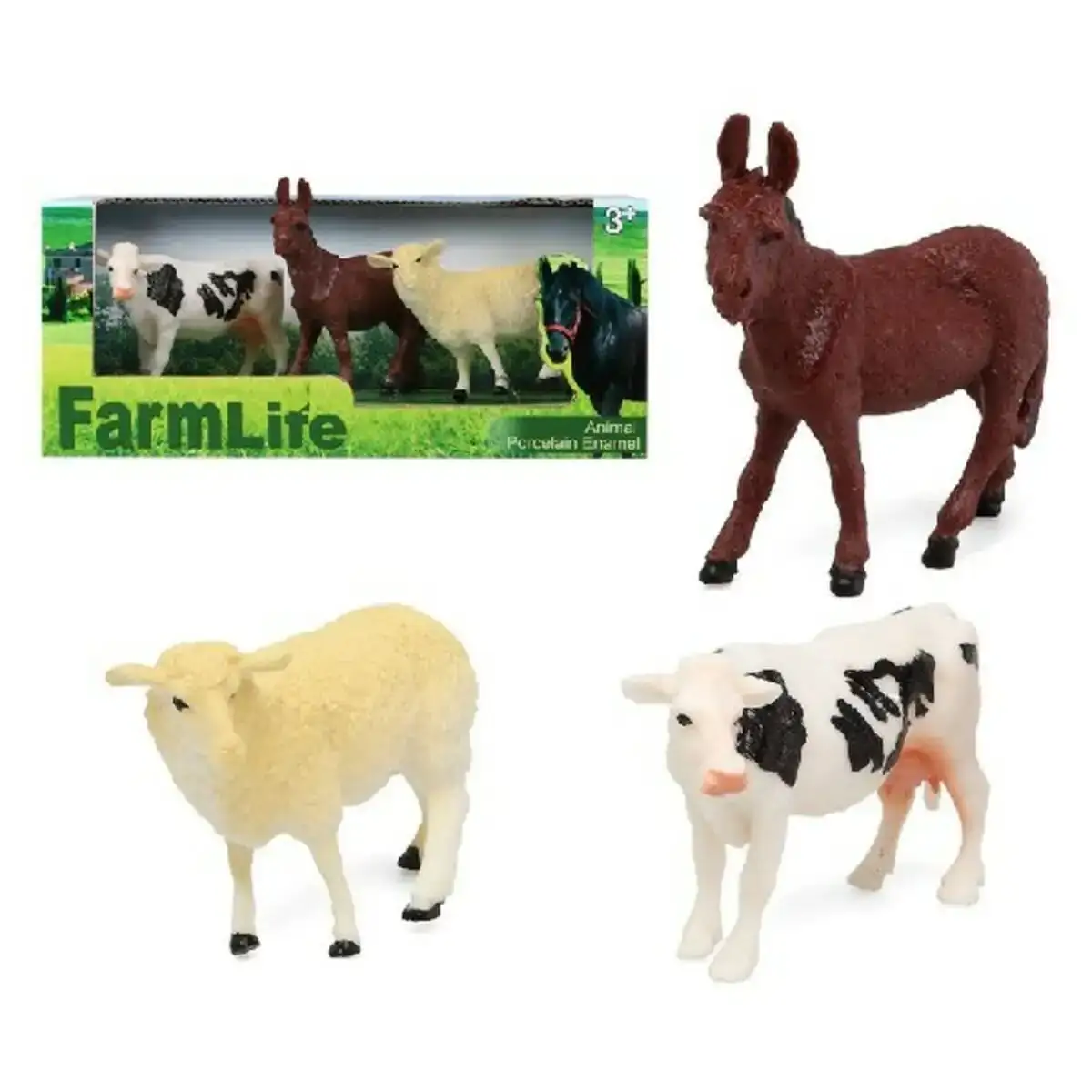 Figurines d animaux farm 23 x 20 cm 28 x 12 cm 3 unites 30 pcs _3960. DIAYTAR COTE D'IVOIRE - L'Univers du Choix et de l'Authenticité. Explorez notre catalogue et découvrez des articles qui incarnent le patrimoine du Côte d'Ivoire et la modernité du monde.