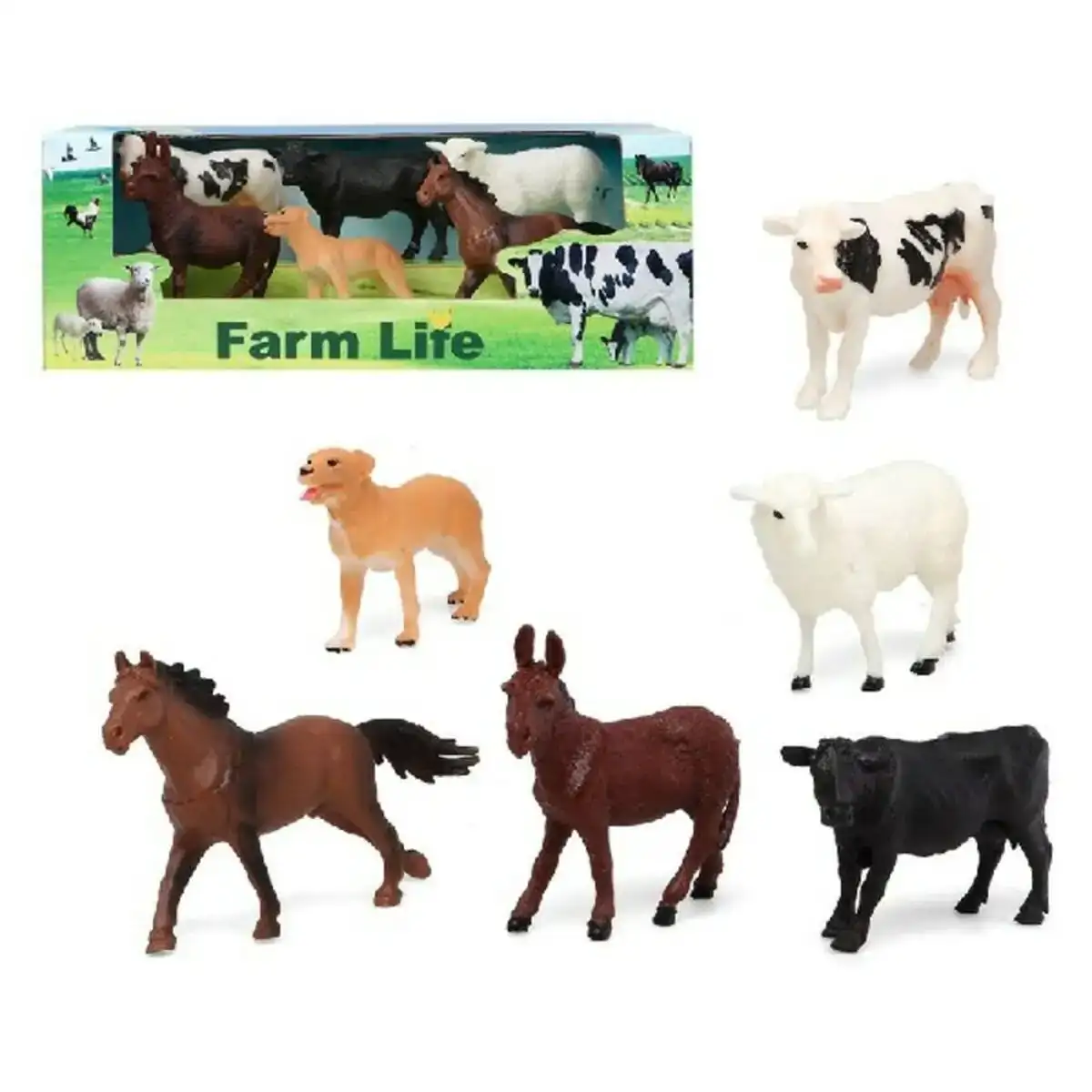 Figurines d animaux farm 23 x 20 cm 30 pcs _1966. DIAYTAR COTE D'IVOIRE - Où la Tradition s'Harmonise avec le Moderne. Parcourez notre gamme diversifiée et choisissez des produits qui révèlent l'âme du Côte d'Ivoire.