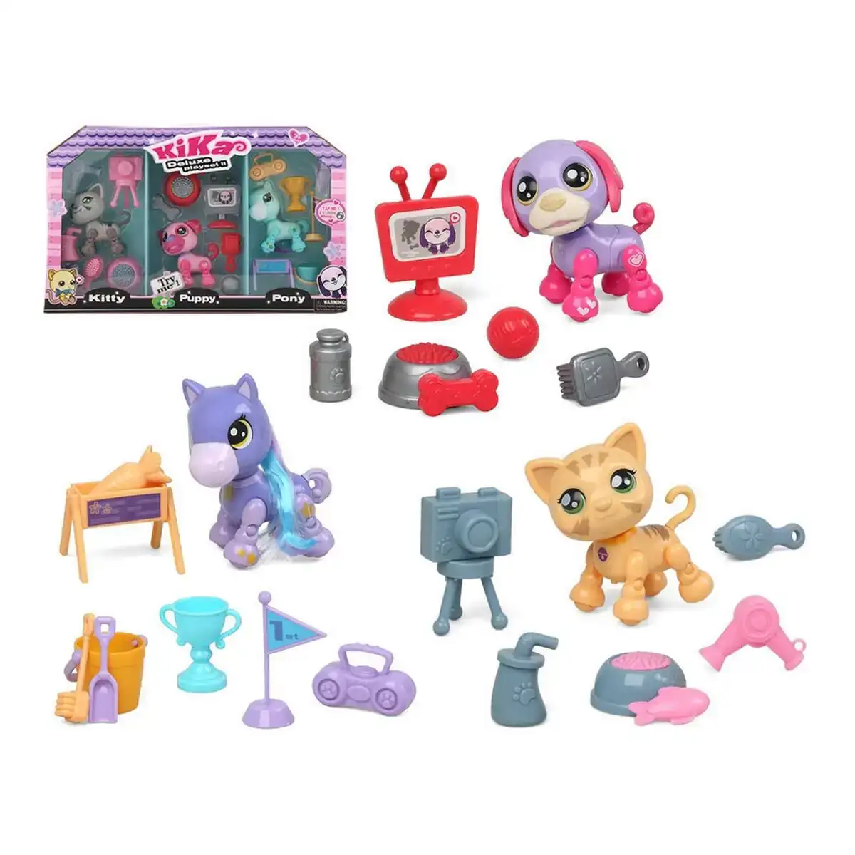 Figurines d animaux kika deluxe playset 46 x 28 cm 46 x 38 cm _2925. DIAYTAR COTE D'IVOIRE - L'Art de Vivre le Shopping Inspiré. Parcourez notre catalogue et choisissez des produits qui reflètent votre passion pour la beauté et l'authenticité.