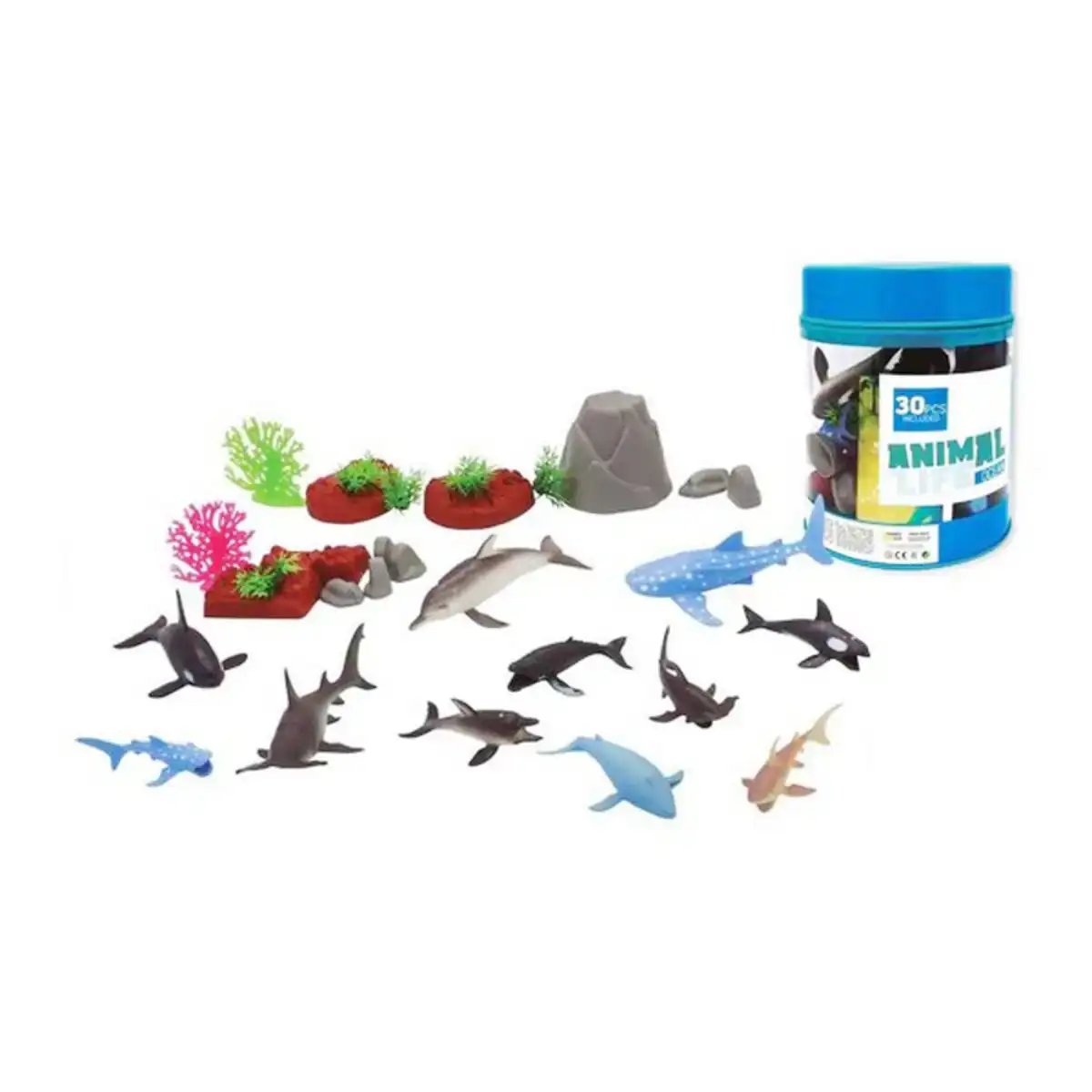Figurines d animaux ocean 30 pcs _7442. DIAYTAR COTE D'IVOIRE - Votre Compagnon Shopping, Votre Style Unique. Explorez notre boutique en ligne pour dénicher des trésors qui expriment qui vous êtes, de la mode à la maison.