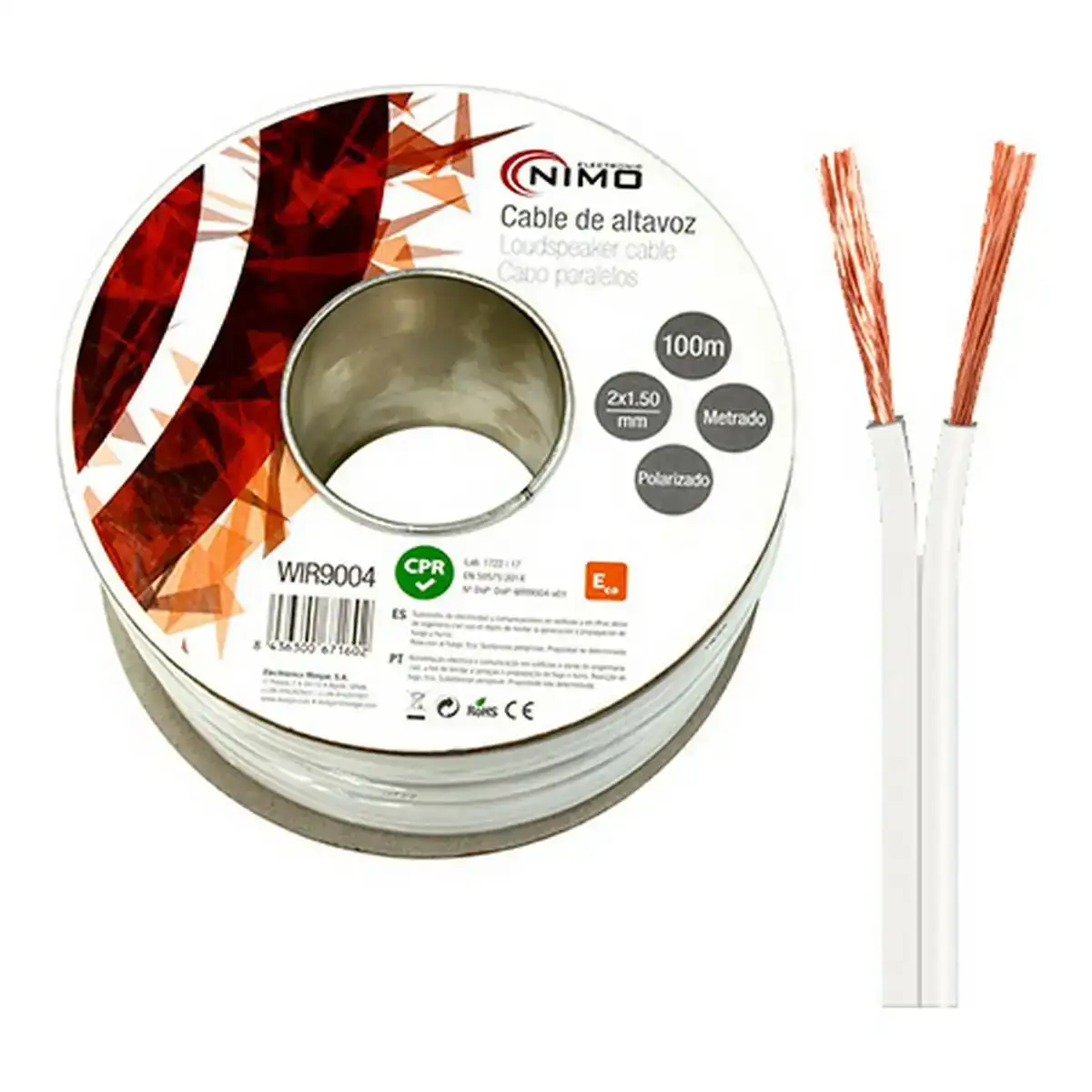 Fil de haut parleur nimo blanc 2 x 1 5 mm 2 x 1 5 mm_2456. DIAYTAR COTE D'IVOIRE - Votre Plateforme pour un Shopping Inspiré. Explorez nos offres variées et découvrez des articles qui stimulent votre créativité et embellissent votre vie.