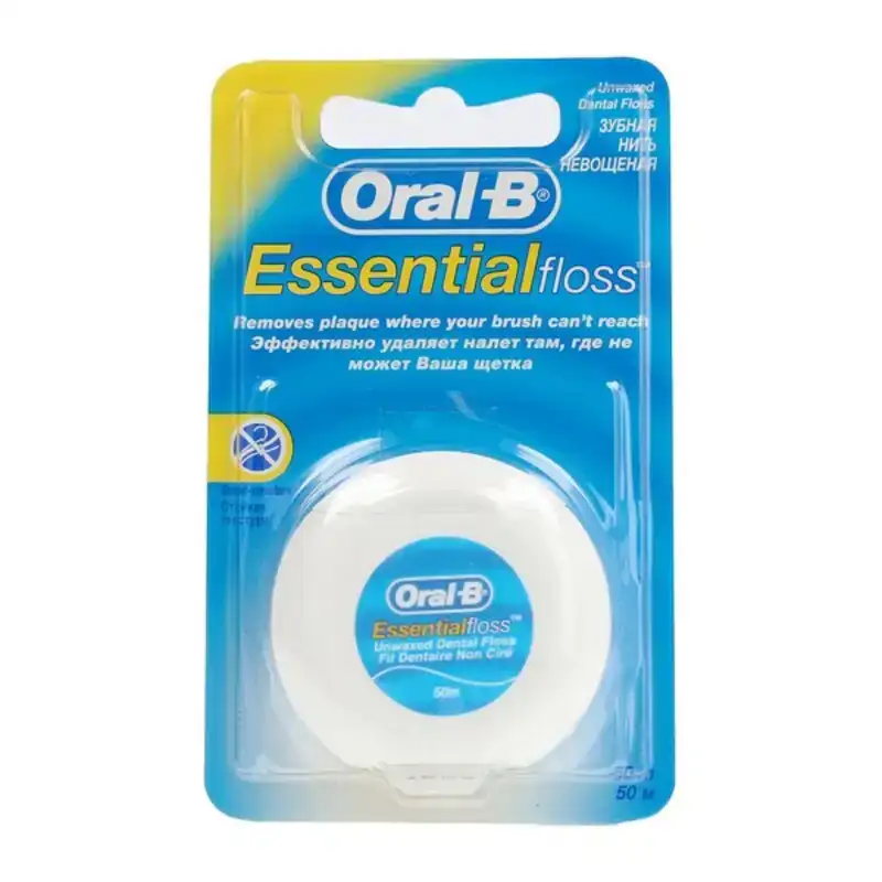 Fil dentaire essential floss oral b orl11_7387. DIAYTAR COTE D'IVOIRE - L'Art de Vivre le Shopping Authentique. Découvrez notre boutique en ligne et trouvez des produits qui incarnent la passion et le savoir-faire du Côte d'Ivoire.