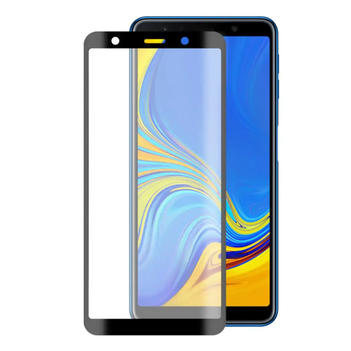 Film protecteur en verre trempe pour telephone portable samsung galaxy a7 2018 extreme 2 5d_1629. DIAYTAR COTE D'IVOIRE - Là où la Qualité est Non Négociable. Parcourez notre boutique en ligne pour découvrir des produits qui incarnent le raffinement et l'excellence du Côte d'Ivoire.