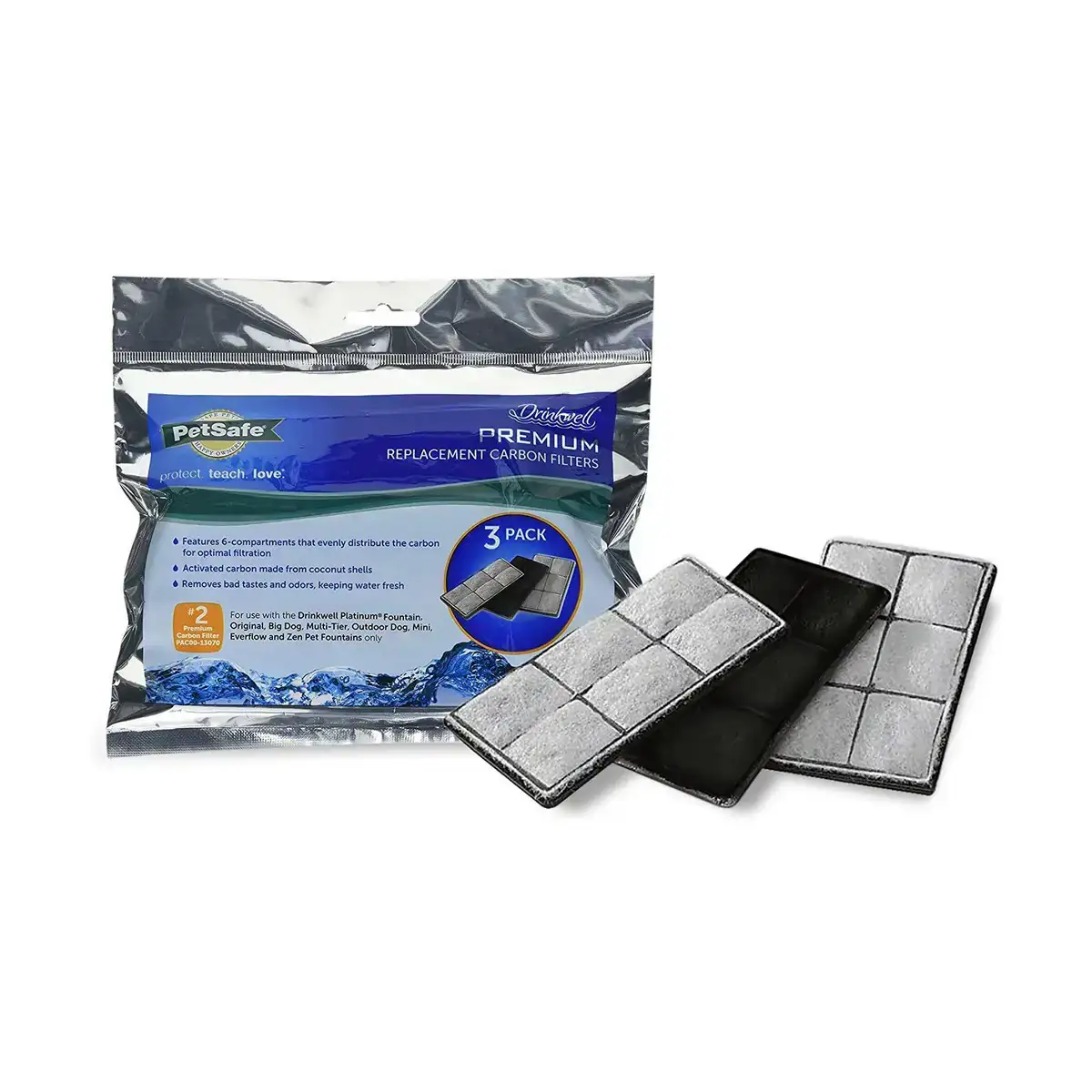 Filtre a charbon petsafe drinkwell 06950 gris 3 pcs _7266. Votre Destination de Choix: DIAYTAR COTE D'IVOIRE - Où l'Authenticité Rencontre la Commodité. Faites l'expérience de magasiner en ligne pour des articles qui incarnent la richesse culturelle et la modernité du Côte d'Ivoire.