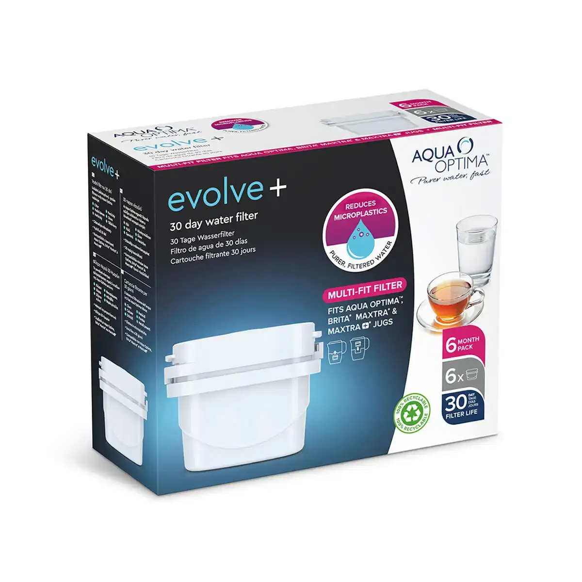Filtre pour carafe filtrante aqua optima single life evolve 6 unites _7151. DIAYTAR COTE D'IVOIRE - L'Art de Vivre en Couleurs et en Styles. Parcourez notre sélection et trouvez des articles qui reflètent votre personnalité et votre goût pour la vie.