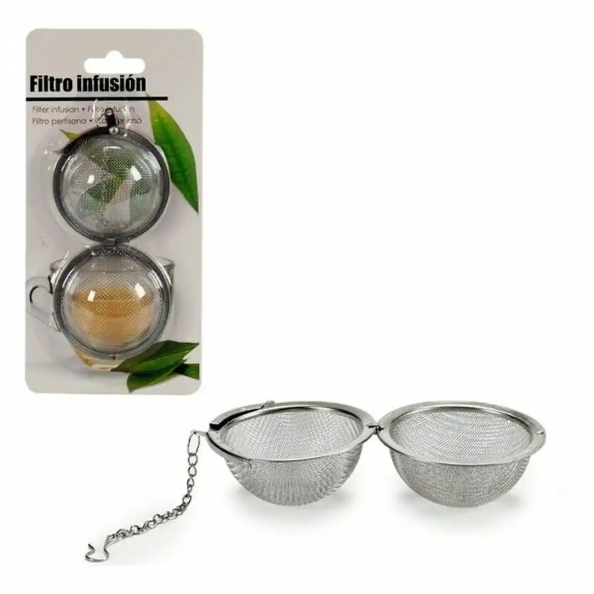 Filtre pour infusions 8430852258458 ballon argente metal_3638. DIAYTAR COTE D'IVOIRE - Là où Chaque Achat Contribue à un Rêve. Naviguez à travers notre boutique en ligne et soutenez des artisans talentueux tout en acquérant des trésors.