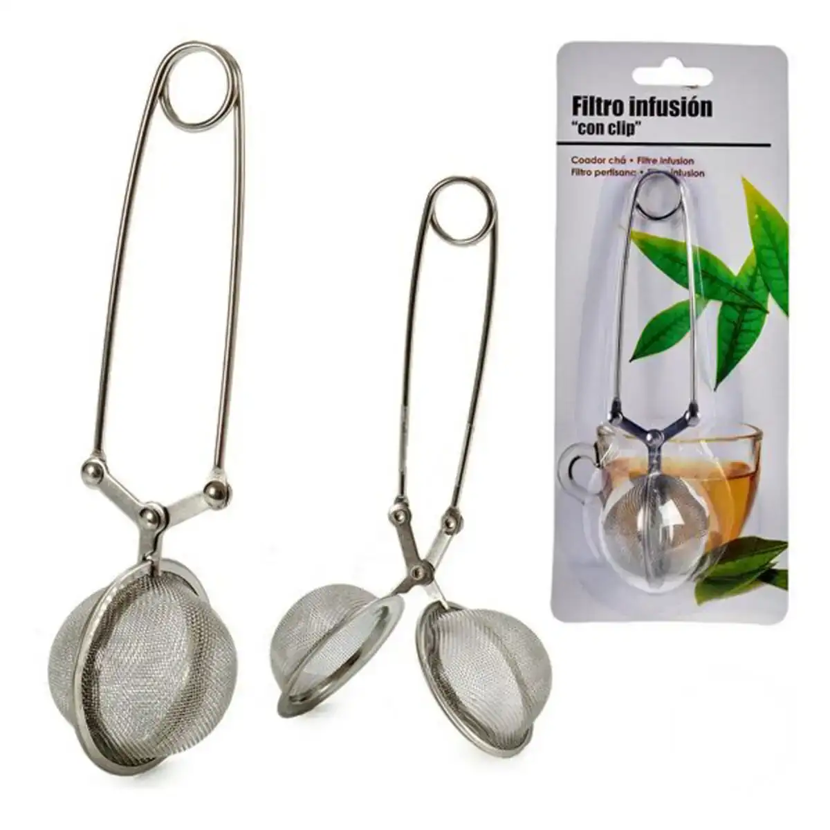 Filtre pour infusions 8430852258489 argente metal_5558. DIAYTAR COTE D'IVOIRE - Là où Choisir est une Célébration de l'Artisanat. Explorez notre gamme variée et choisissez des produits qui incarnent la tradition et le talent des artisans du Côte d'Ivoire.