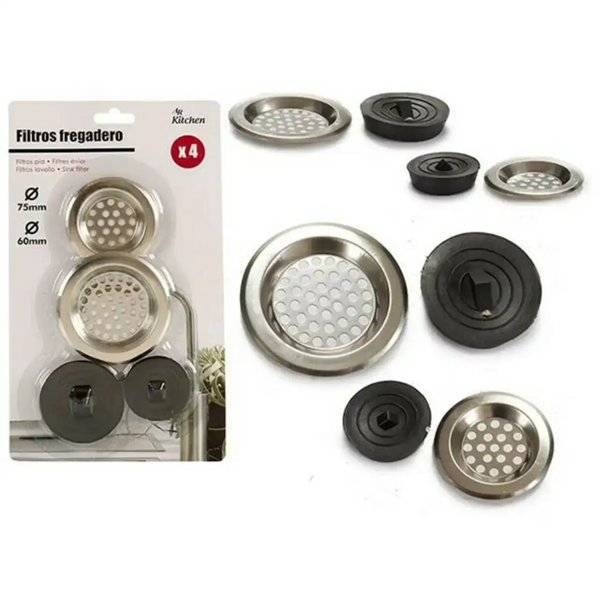 Filtres d evier argente metal caoutchouc_2711. Découvrez DIAYTAR COTE D'IVOIRE - Votre Source de Produits Variés et un Service Exceptionnel. Parcourez nos catégories et bénéficiez d'un service client dévoué, prêt à vous guider à chaque étape.