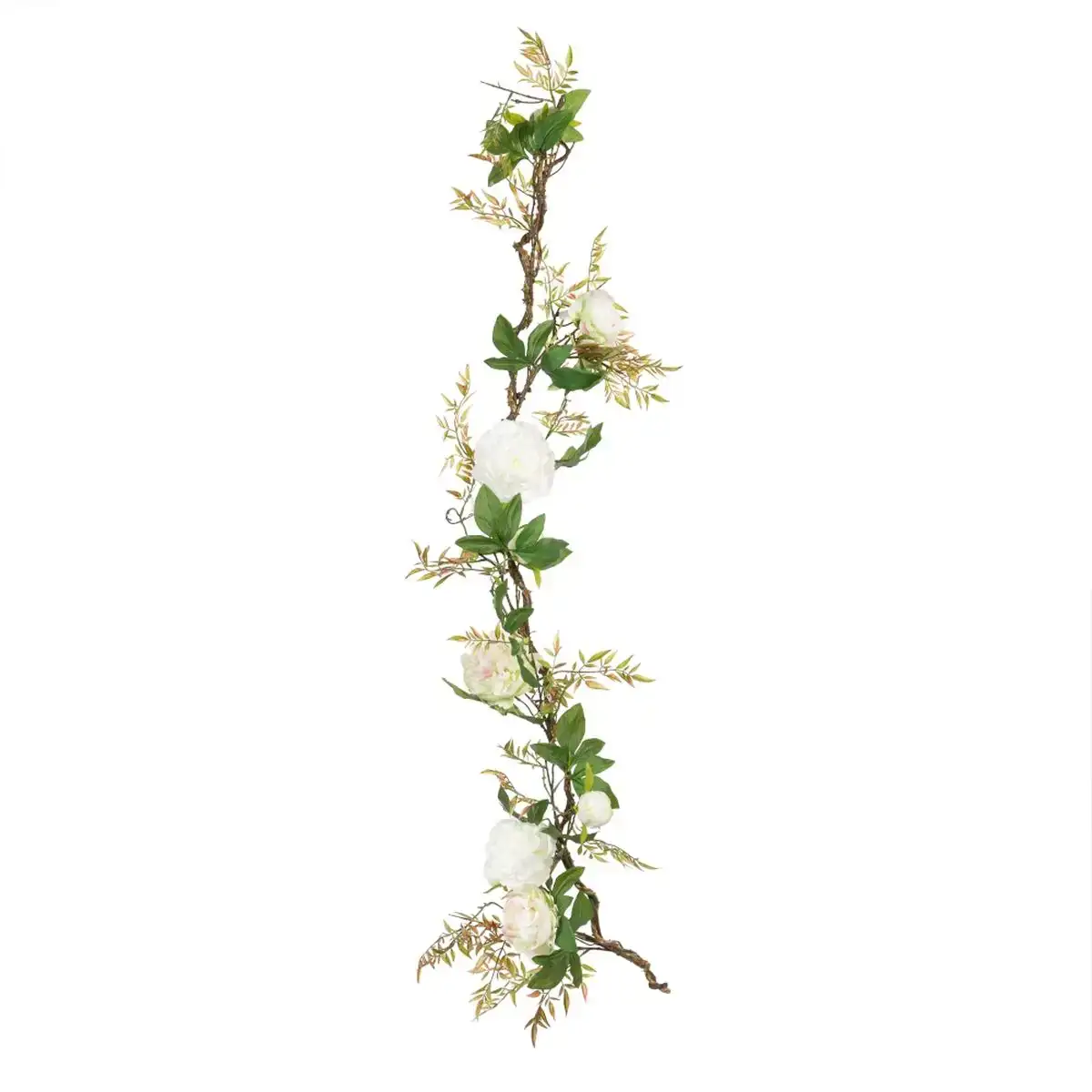 Fleurs decoratives 160 x 30 x 24 cm blanc pivoine_3006. DIAYTAR COTE D'IVOIRE - Votre Destination pour un Shopping Éclairé. Parcourez notre boutique en ligne pour découvrir des produits de qualité qui embelliront votre quotidien.