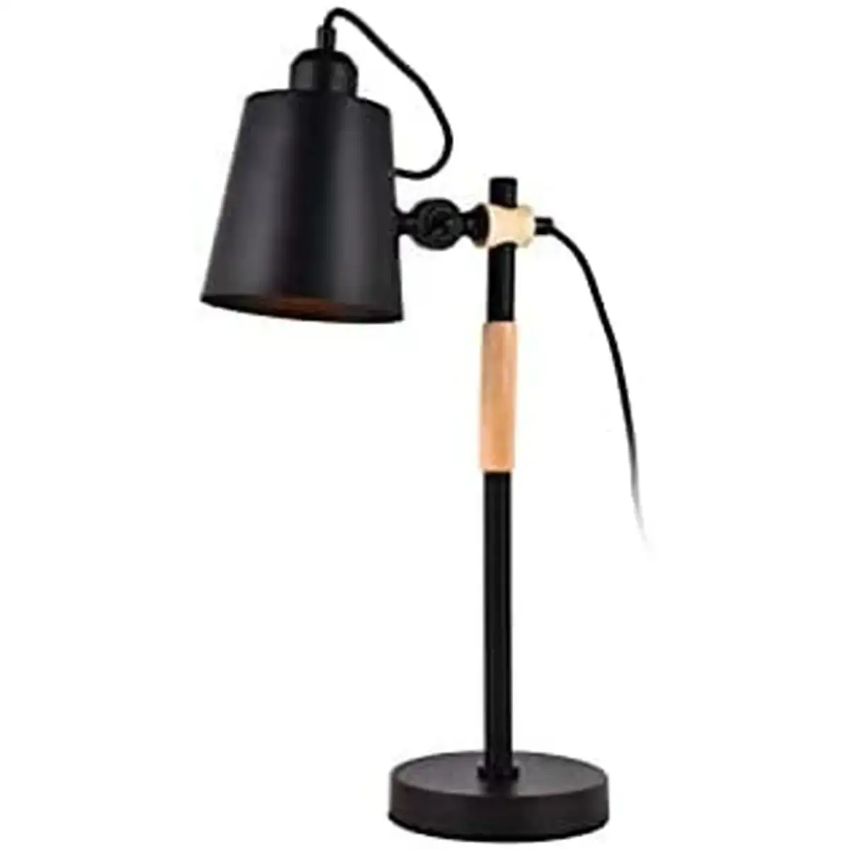 Flexo lampe de bureau edm 32114 noir metal 60 w o 15 x 54 cm _4489. DIAYTAR COTE D'IVOIRE - Votre Escapade Shopping Virtuelle. Explorez notre boutique en ligne et dénichez des trésors qui évoquent la culture et le savoir-faire sénégalais, un clic à la fois.
