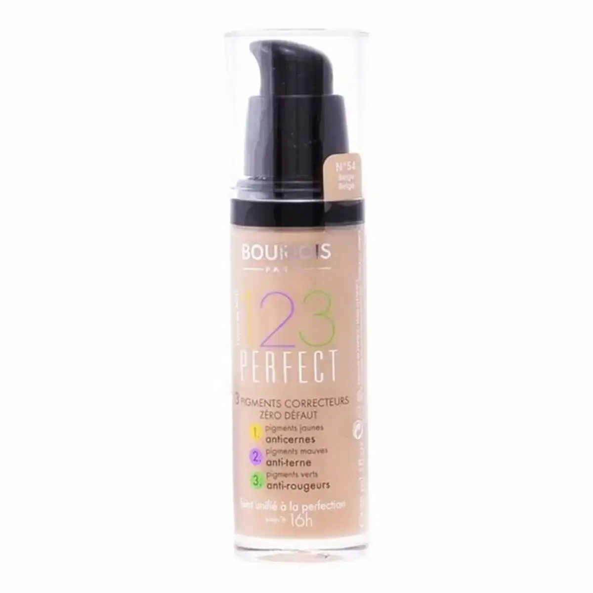 Fonds de teint liquides 123 perfect bourjois spf 10 30 ml _4396. Bienvenue chez DIAYTAR COTE D'IVOIRE - Où Chaque Objet a sa Propre Histoire. Découvrez notre sélection soigneusement choisie et choisissez des produits qui racontent le patrimoine sénégalais.