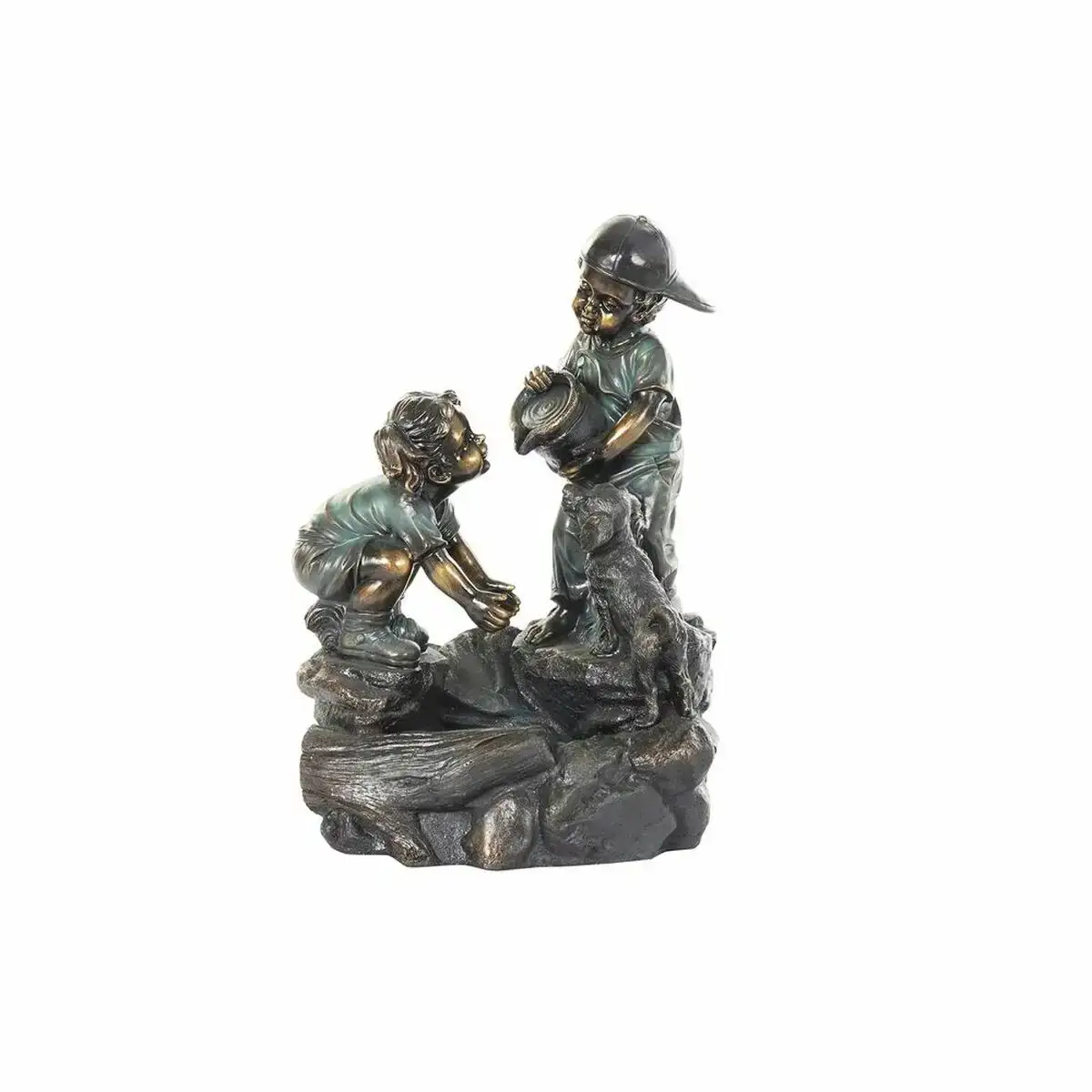 Fontaine de jardin dkd home decor bronze 46 x 40 x 75 cm resine enfants_7093. DIAYTAR COTE D'IVOIRE - Votre Source de Trésors Culturels. Naviguez à travers notre catalogue et trouvez des articles qui mettent en avant la richesse de la culture sénégalaise.