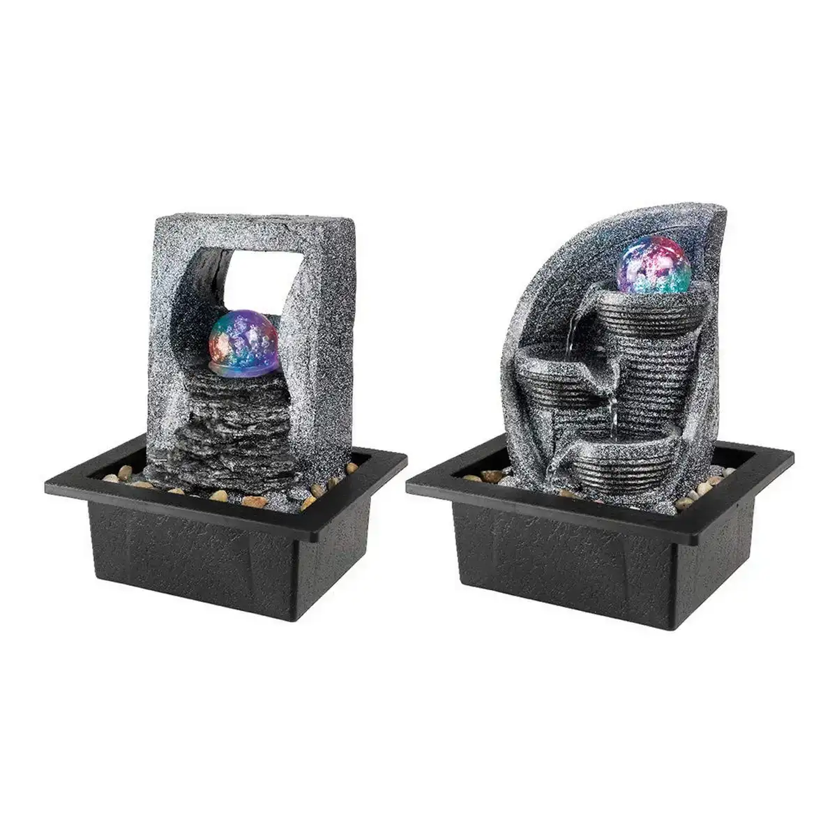 Fontaine de jardin lumineo led rgb 17 x 20 5 x 25 5 cm resine_7808. Entrez dans l'Univers de DIAYTAR COTE D'IVOIRE - Où Chaque Produit a une Signification. Explorez notre gamme diversifiée et découvrez des articles qui résonnent avec votre vie.
