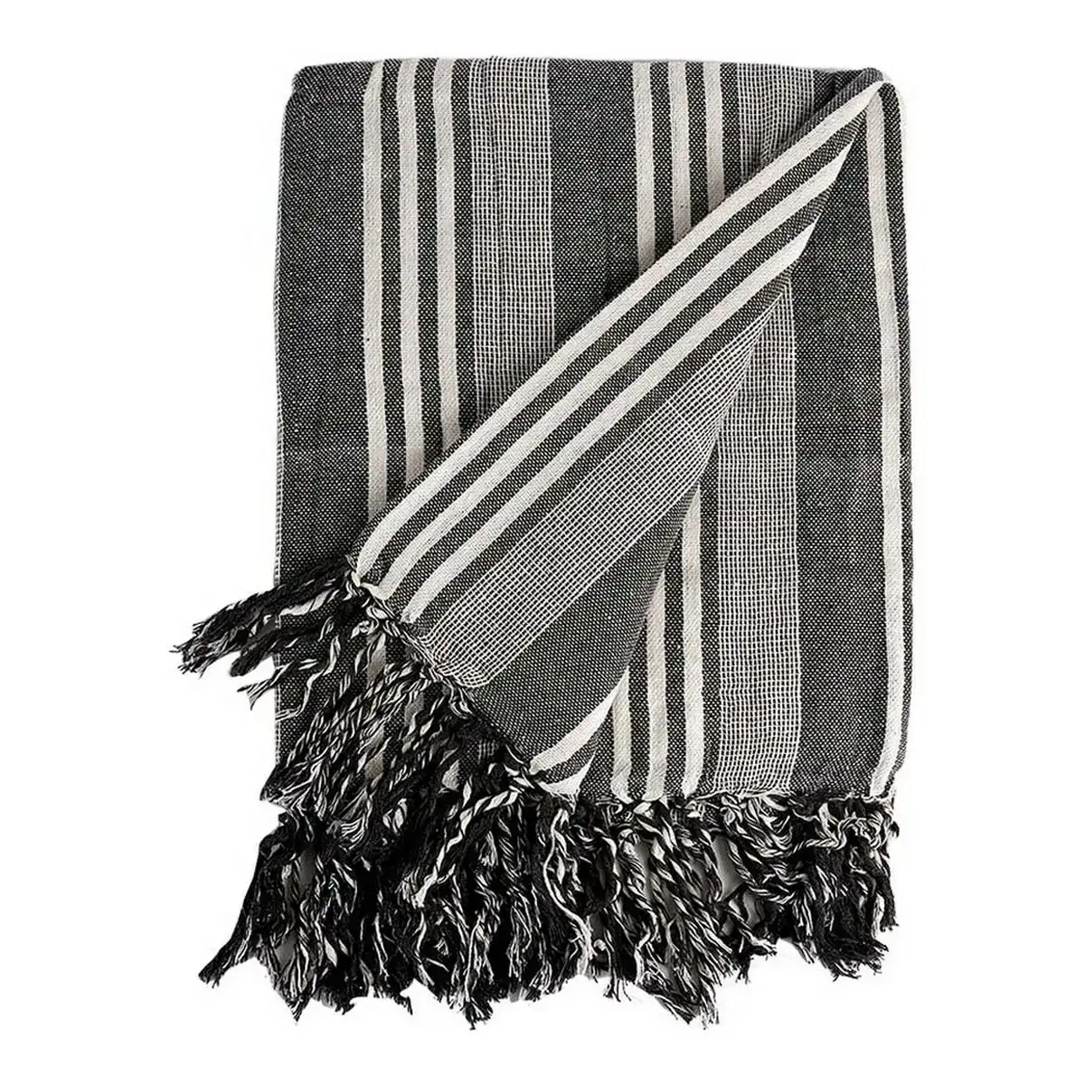 Foulard multi usages rayures blanc gris 205 x 235 cm _3327. DIAYTAR COTE D'IVOIRE - Votre Source d'Inspiration Shopping. Parcourez nos rayons et trouvez des articles qui vous inspirent, que ce soit pour votre style, votre maison ou votre vie quotidienne.