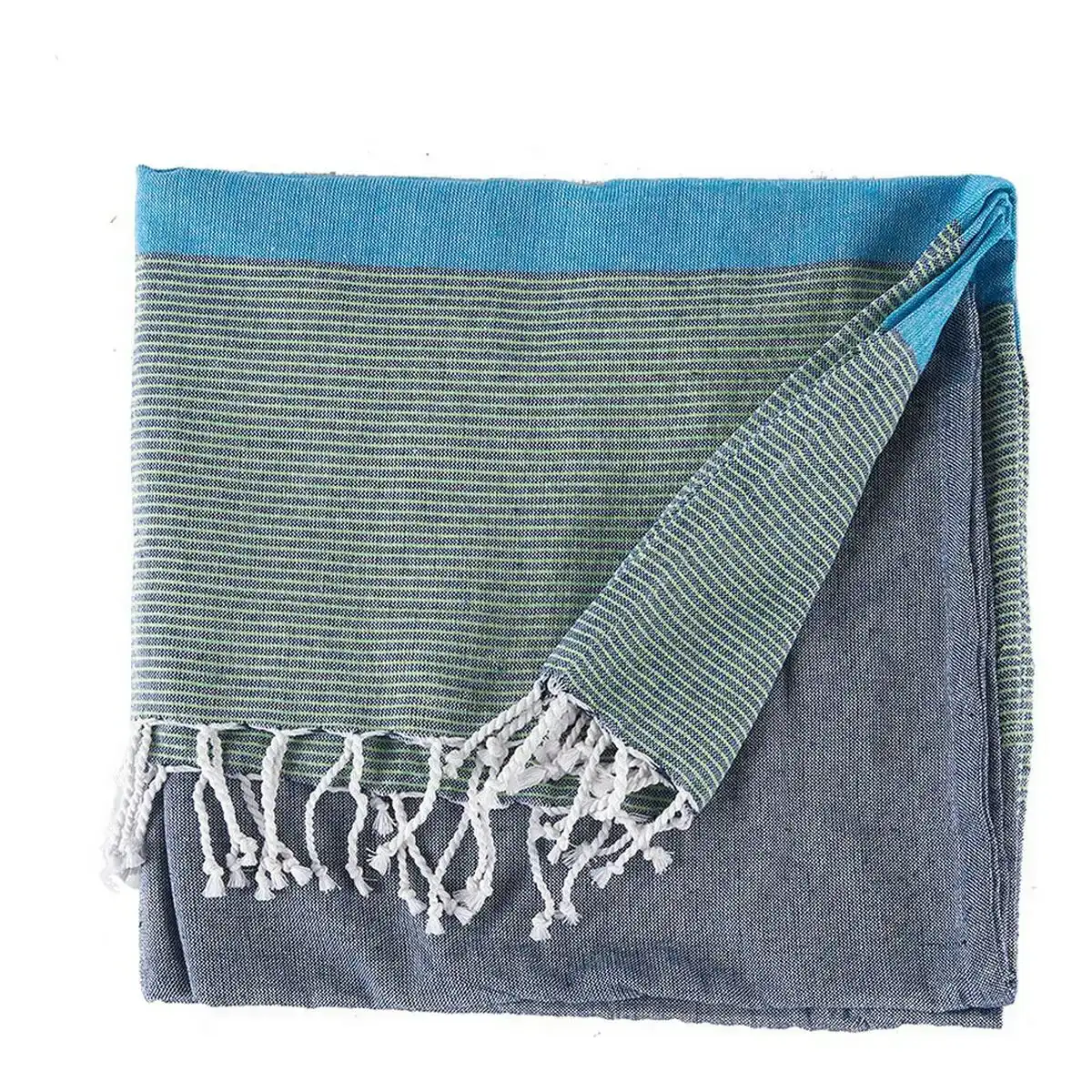 Foulard multi usages rayures bleu 160 x 200 cm _3245. Bienvenue chez DIAYTAR COTE D'IVOIRE - Votre Plateforme Shopping pour Tous. Découvrez un large éventail de produits qui célèbrent la diversité et la beauté du Côte d'Ivoire.