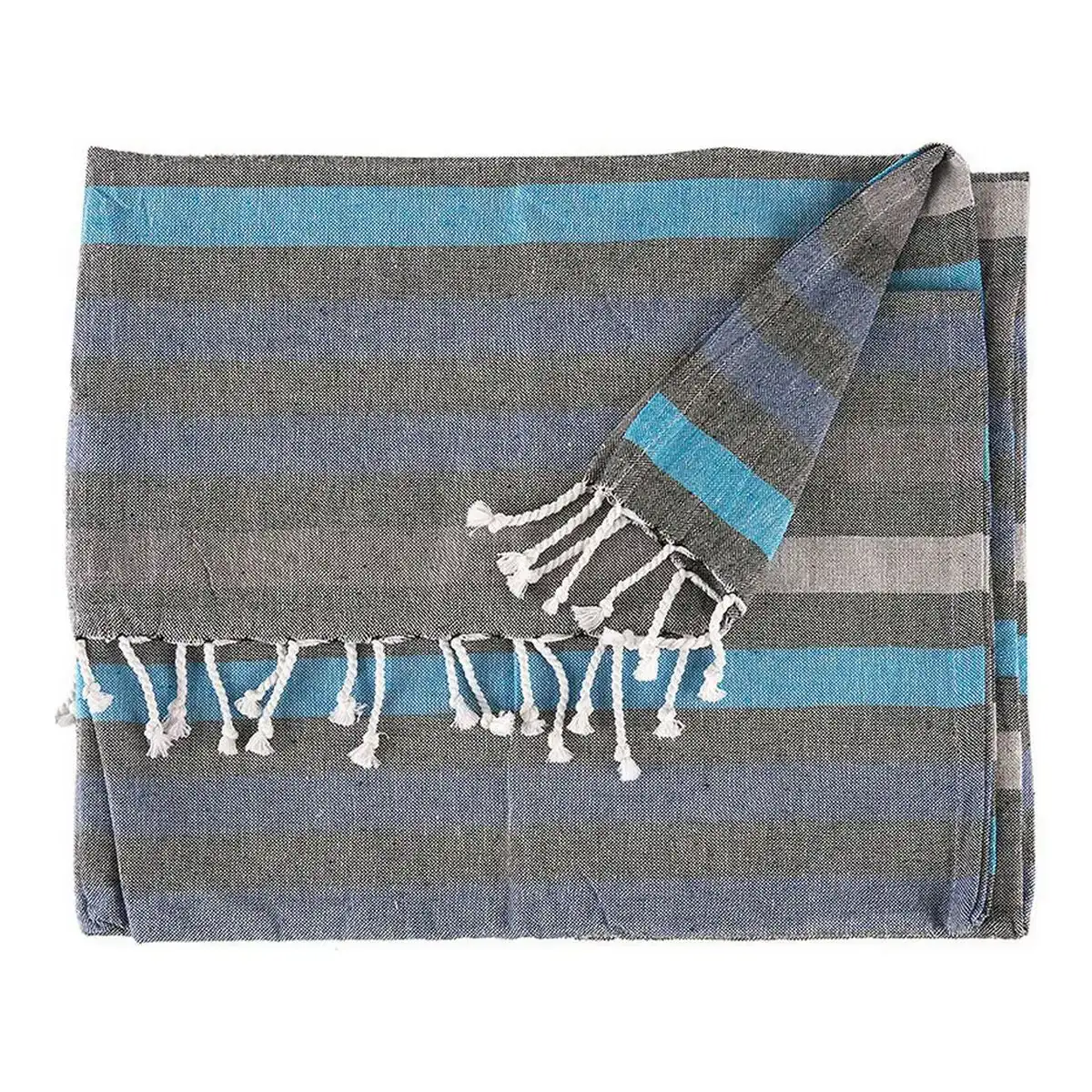 Foulard multi usages rayures bleu 170 x 90 cm _6870. DIAYTAR COTE D'IVOIRE - Votre Passage vers l'Exceptionnel. Naviguez à travers notre sélection minutieuse et découvrez des articles qui apportent une touche spéciale à chaque instant de votre vie.