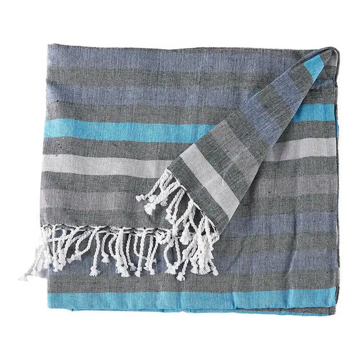 Foulard multi usages rayures bleu_7792. DIAYTAR COTE D'IVOIRE - Votre Destination Shopping Exquise. Explorez notre boutique en ligne et découvrez des trésors qui ajoutent une touche de sophistication à votre style et à votre espace.