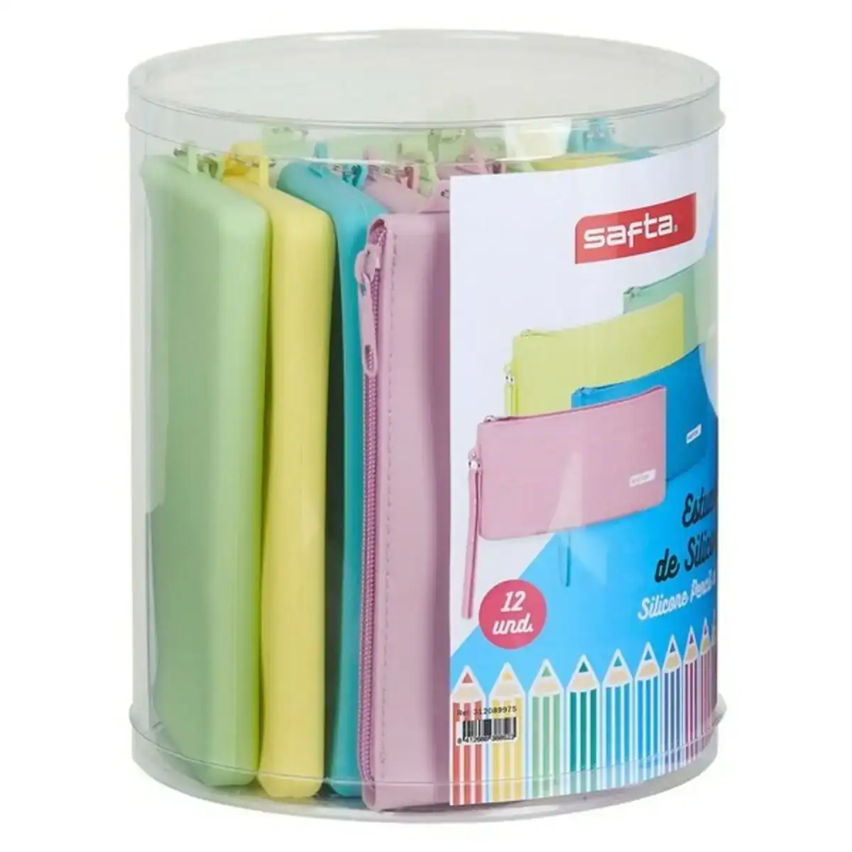 Fourre tout safta 12 pieces assortiment de couleurs_4205. DIAYTAR COTE D'IVOIRE - L'Art de Trouver ce que Vous Aimez. Plongez dans notre assortiment varié et choisissez parmi des produits qui reflètent votre style et répondent à vos besoins.