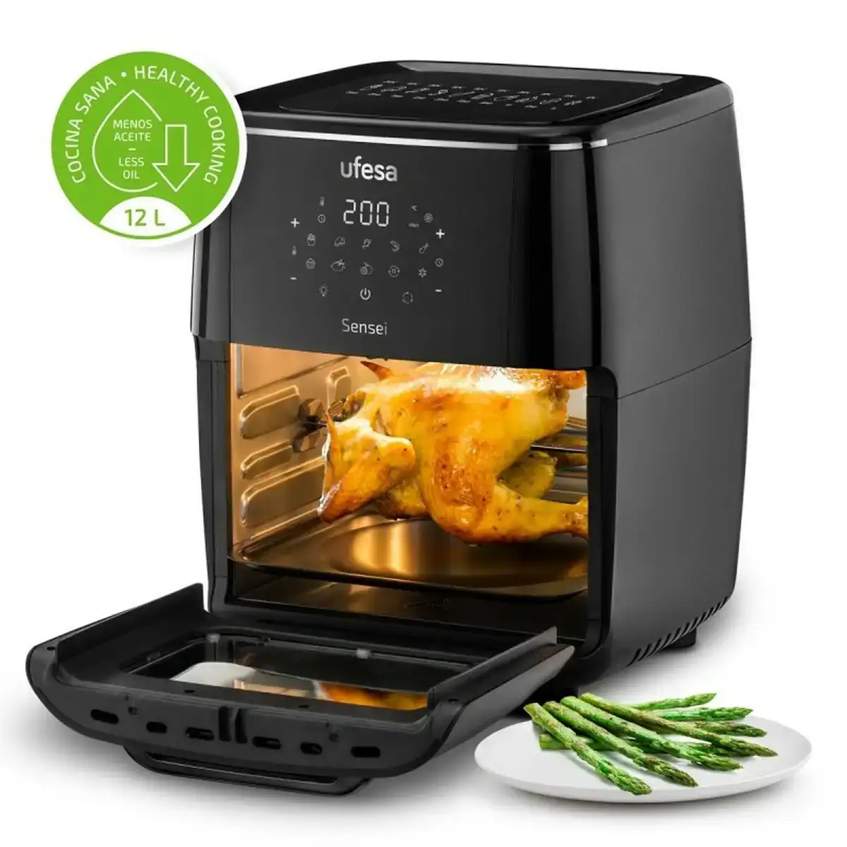 Friteuse sans huile ufesa noir 1700 w_7807. DIAYTAR COTE D'IVOIRE - Votre Escale Shopping incontournable. Explorez notre boutique en ligne et dénichez des trésors qui reflètent la richesse culturelle et la modernité du Côte d'Ivoire.