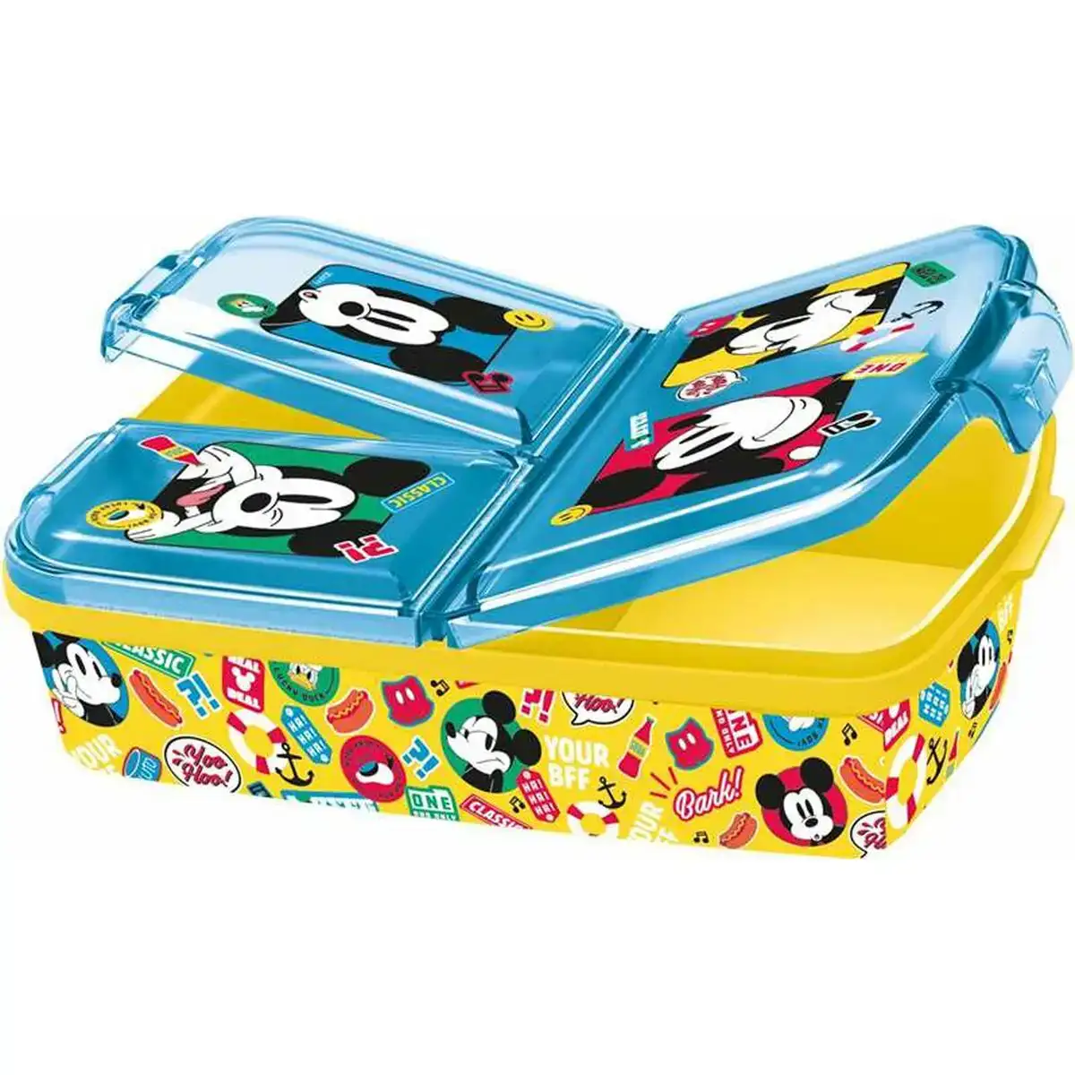Gamelle a compartiments mickey mouse fun tastic 19 5 x 16 5 x 6 7 cm polypropylene_5306. DIAYTAR COTE D'IVOIRE - Votre Destination pour un Shopping Réfléchi. Découvrez notre gamme variée et choisissez des produits qui correspondent à vos valeurs et à votre style de vie.