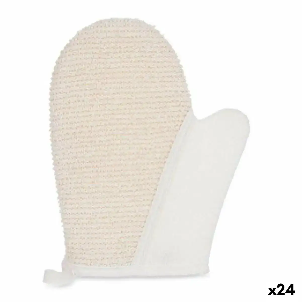 Gant de toilette blanc beige 24 unites _3034. Bienvenue chez DIAYTAR COTE D'IVOIRE - Où le Shopping Devient un Voyage. Explorez notre plateforme pour dénicher des produits uniques, racontant l'histoire et l'âme du Côte d'Ivoire.