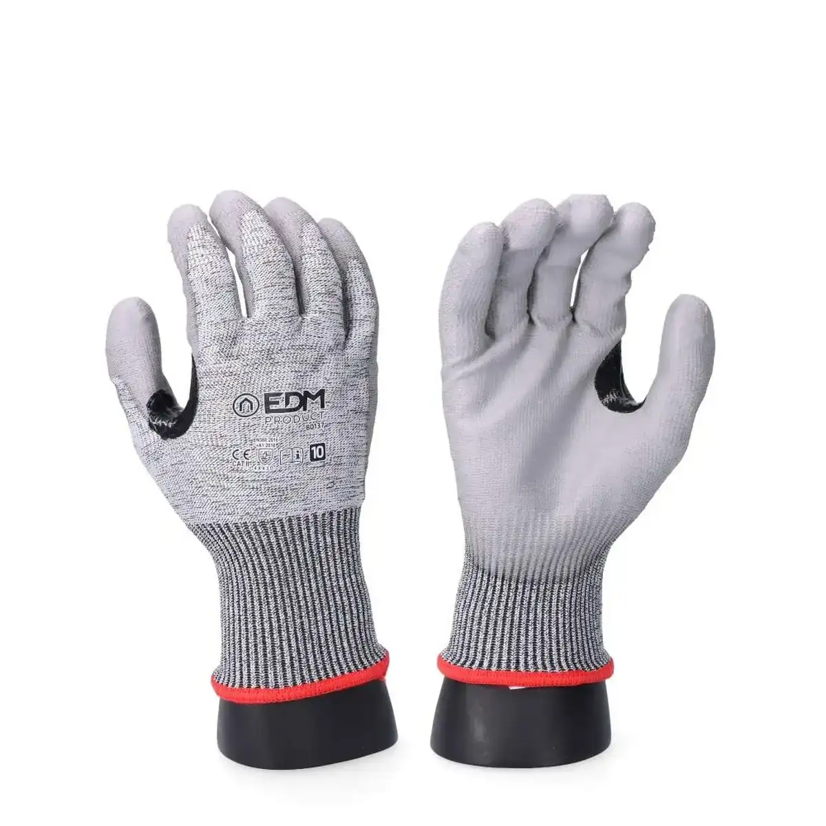 Gants de travail edm k rock anti coupure gris polyurethane nitrile_4713. DIAYTAR COTE D'IVOIRE - Votre Escapade Shopping Virtuelle. Explorez notre boutique en ligne et dénichez des trésors qui évoquent la culture et le savoir-faire sénégalais, un clic à la fois.